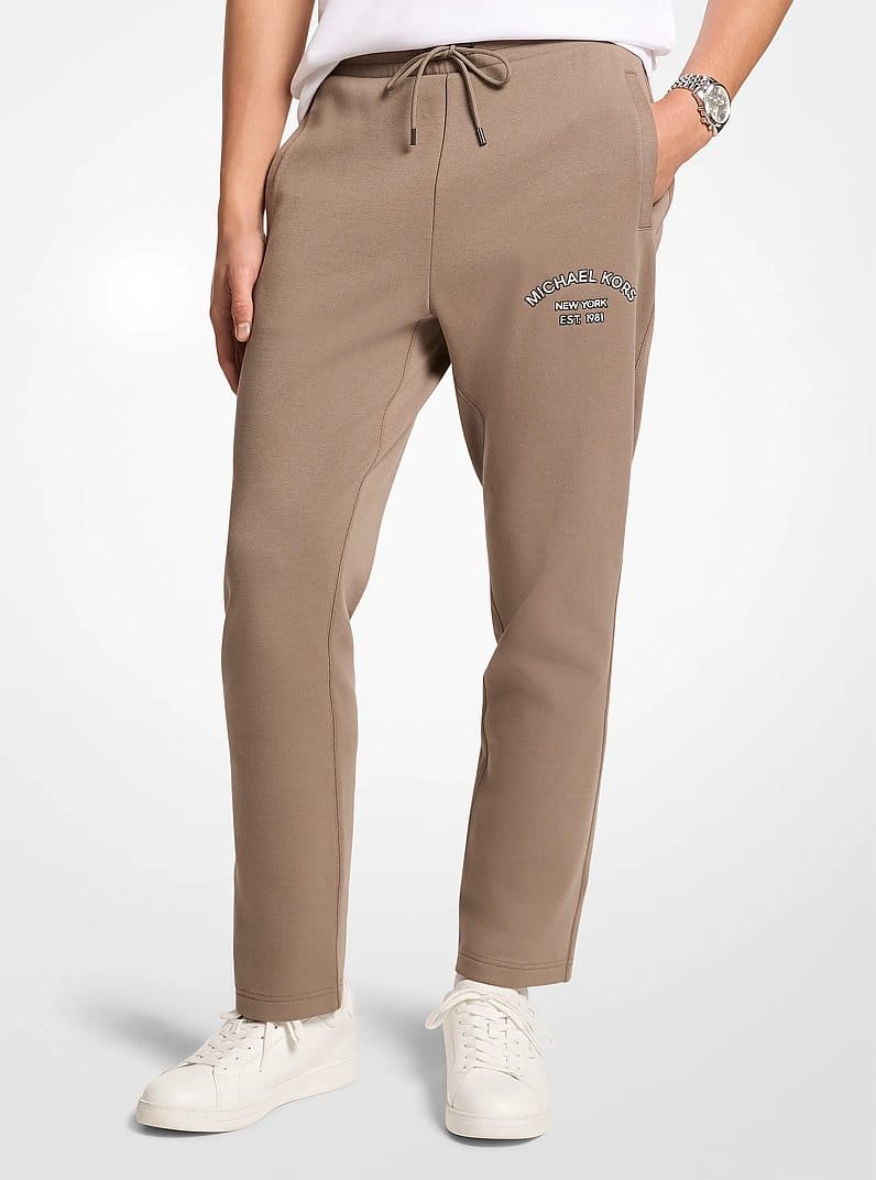 Logo Cotton Blend Joggers