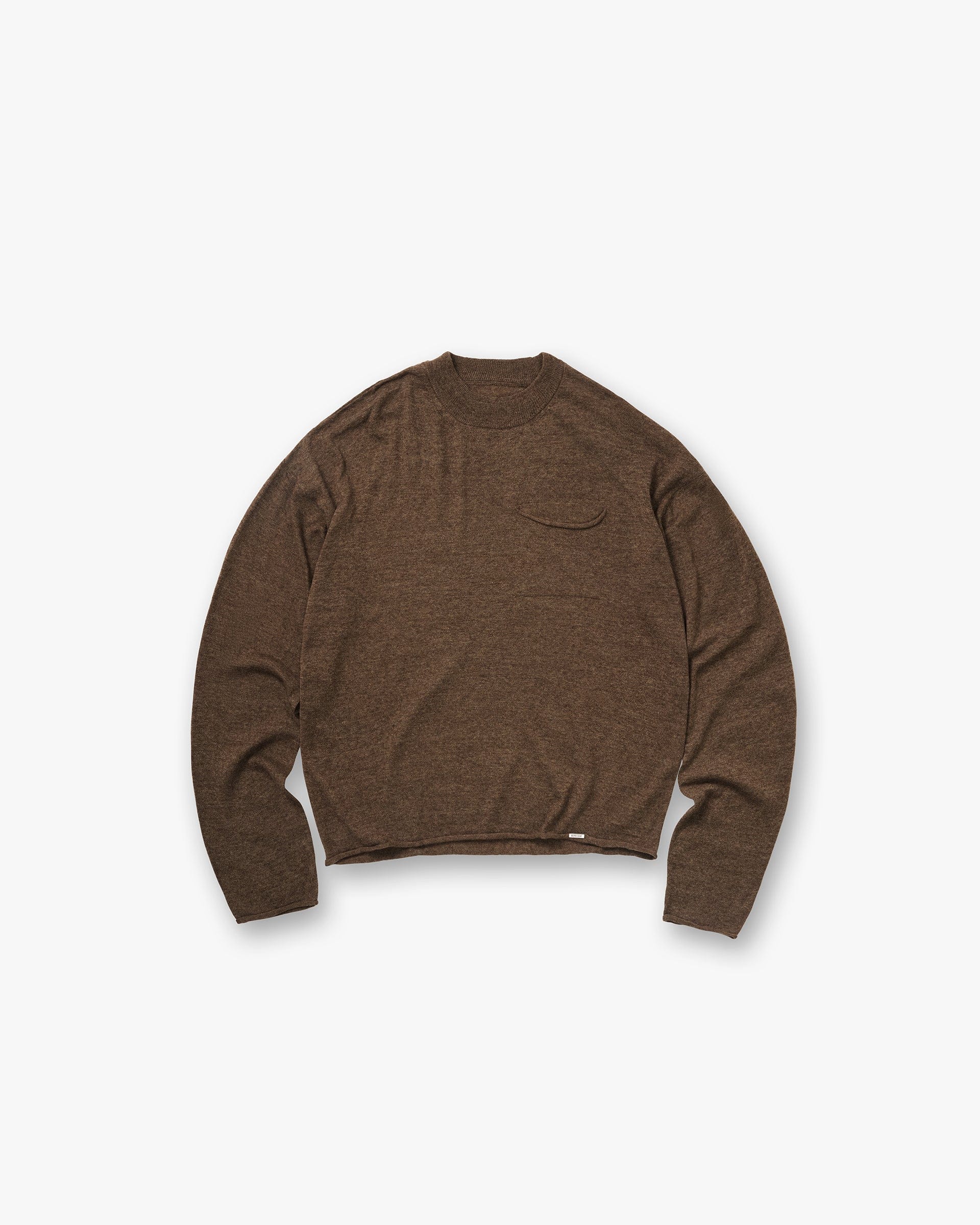 Heaton GH Knitted Long Sleeve Top - Espresso