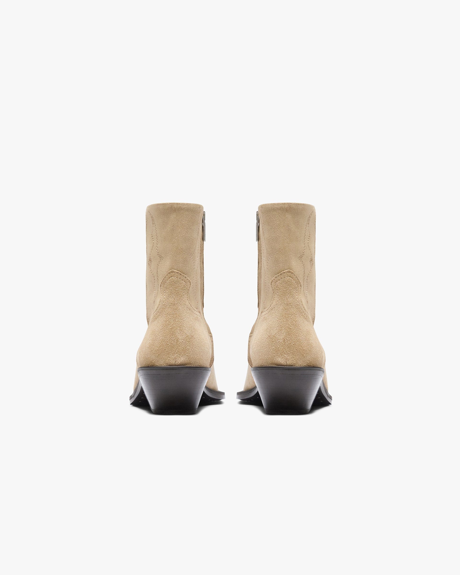 SS26 Michael Zip Boot Suede - Brown