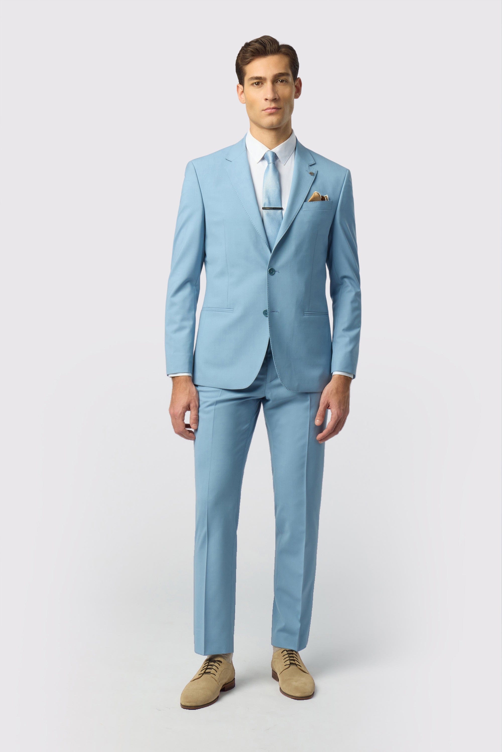 Blue Delphi - Powder Blue Panama Jkt Blue