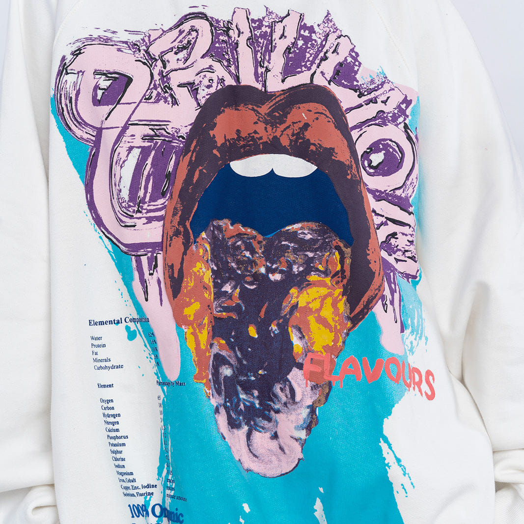 WHITE* 8 Billion Flavours' Hoodie (White)