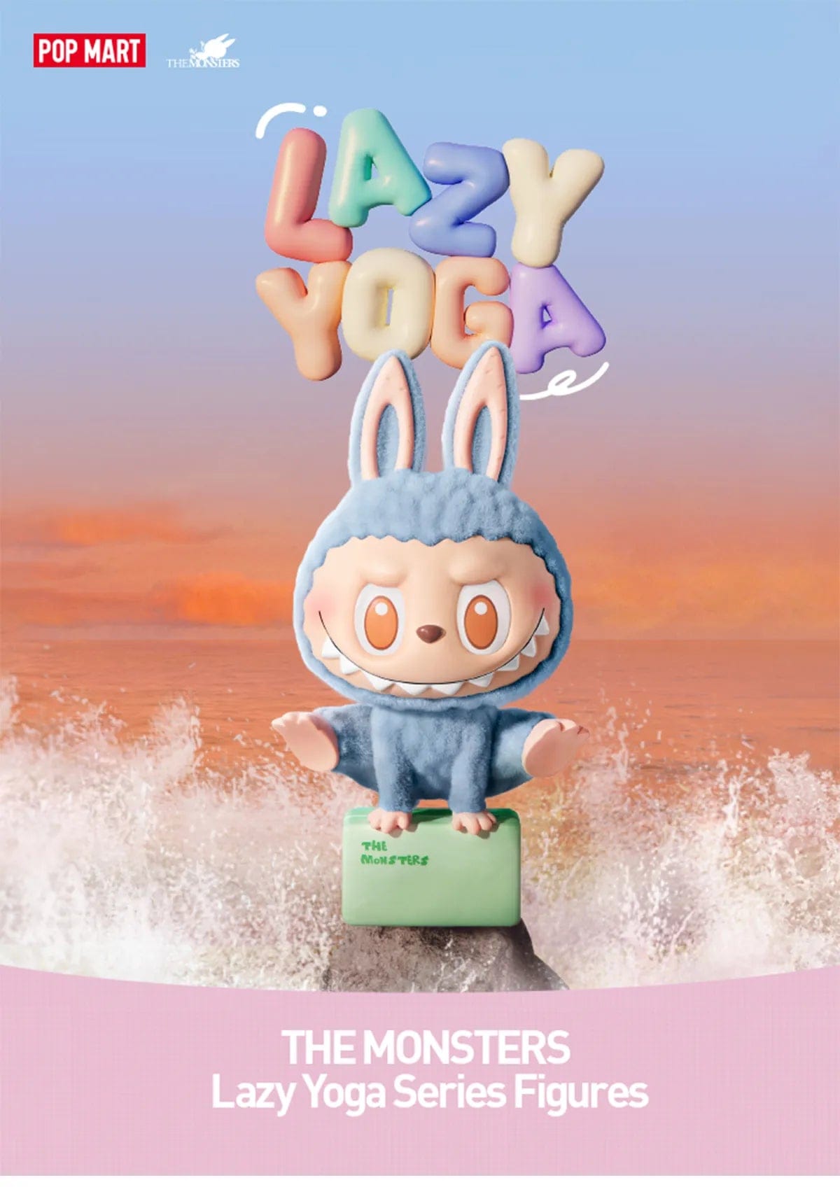 Ralphie's Funhouse POPMART Labubu Lazy Yoga Series Figures Blind Box (SEALED)