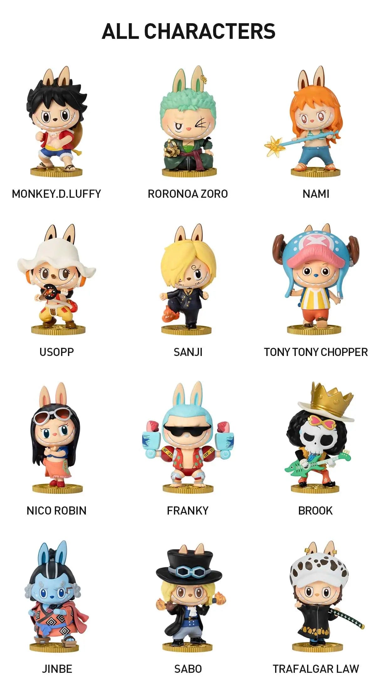 Ralphie's Funhouse POPMART One Piece Series Figures Labubu (SEALED)