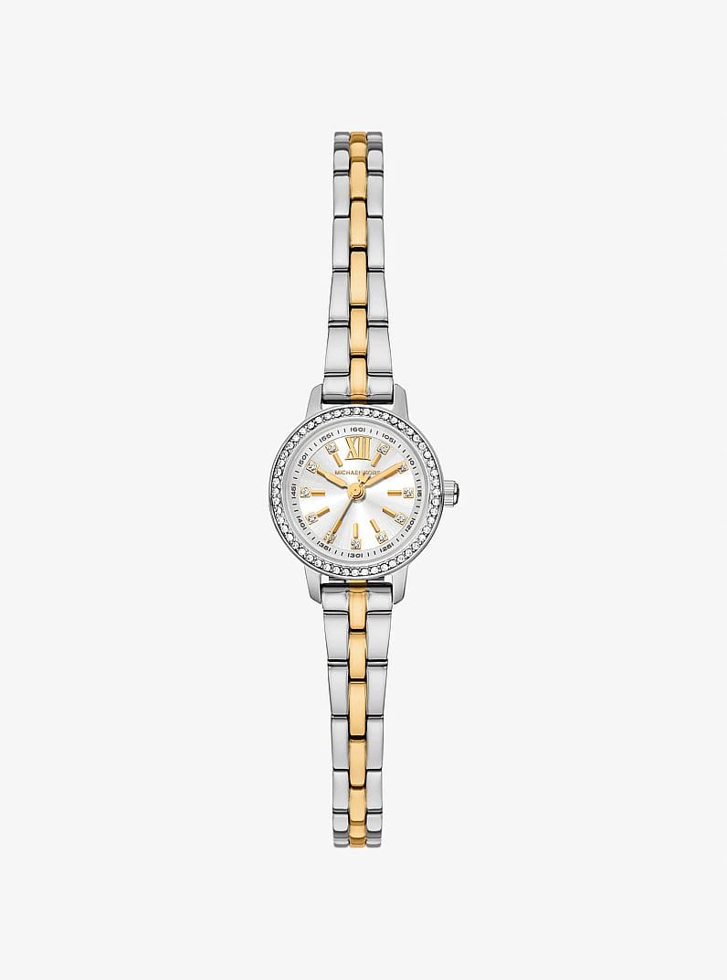 Micro Melissa Pavé Two-Tone Watch