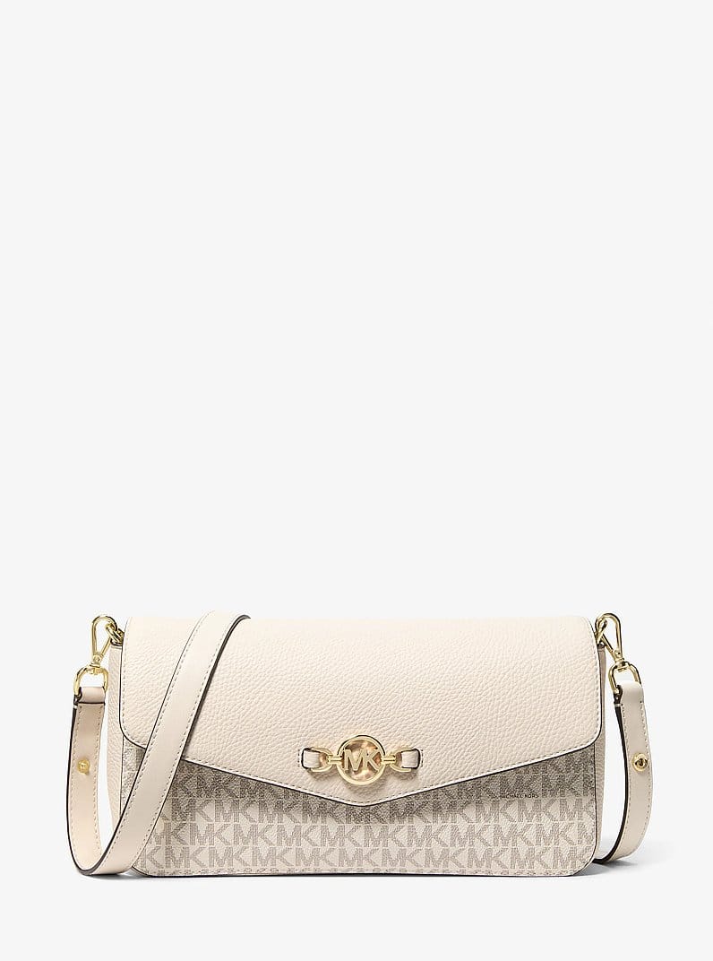 Kacey Medium Signature Logo Shoulder Bag