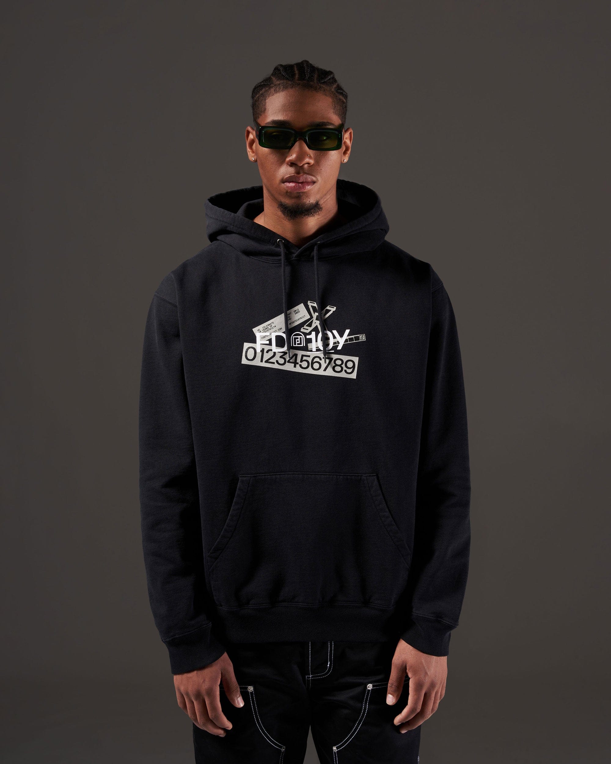 Footdistrict Sudadera con capucha FOOTDISTRICT 10th Anniversary FD10Y Unisex Hoodie Unisex