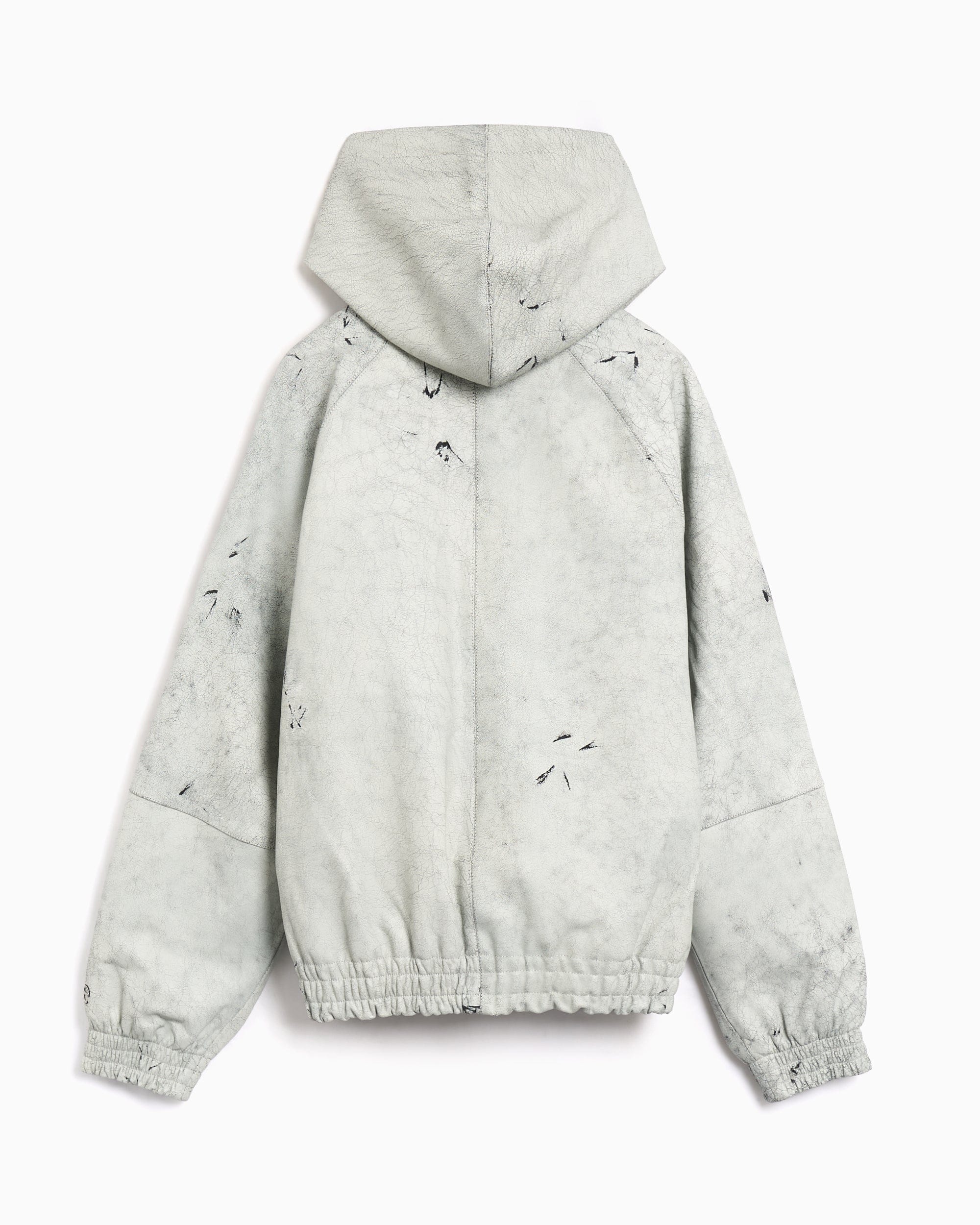 Arte Antwerp Chaqueta de cuero Relaxed Arte Antwerp Cracked para hombre