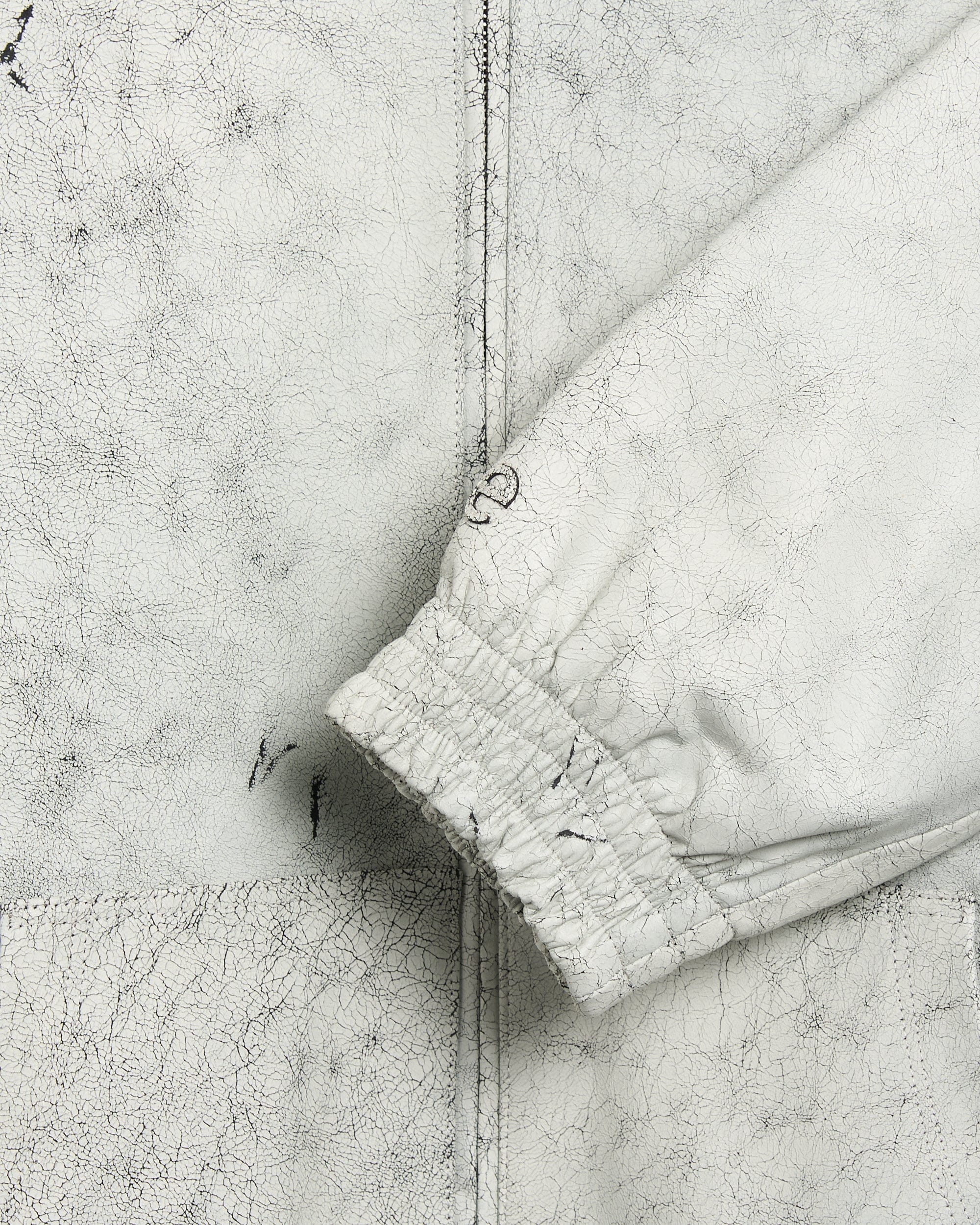Arte Antwerp Chaqueta de cuero Relaxed Arte Antwerp Cracked para hombre