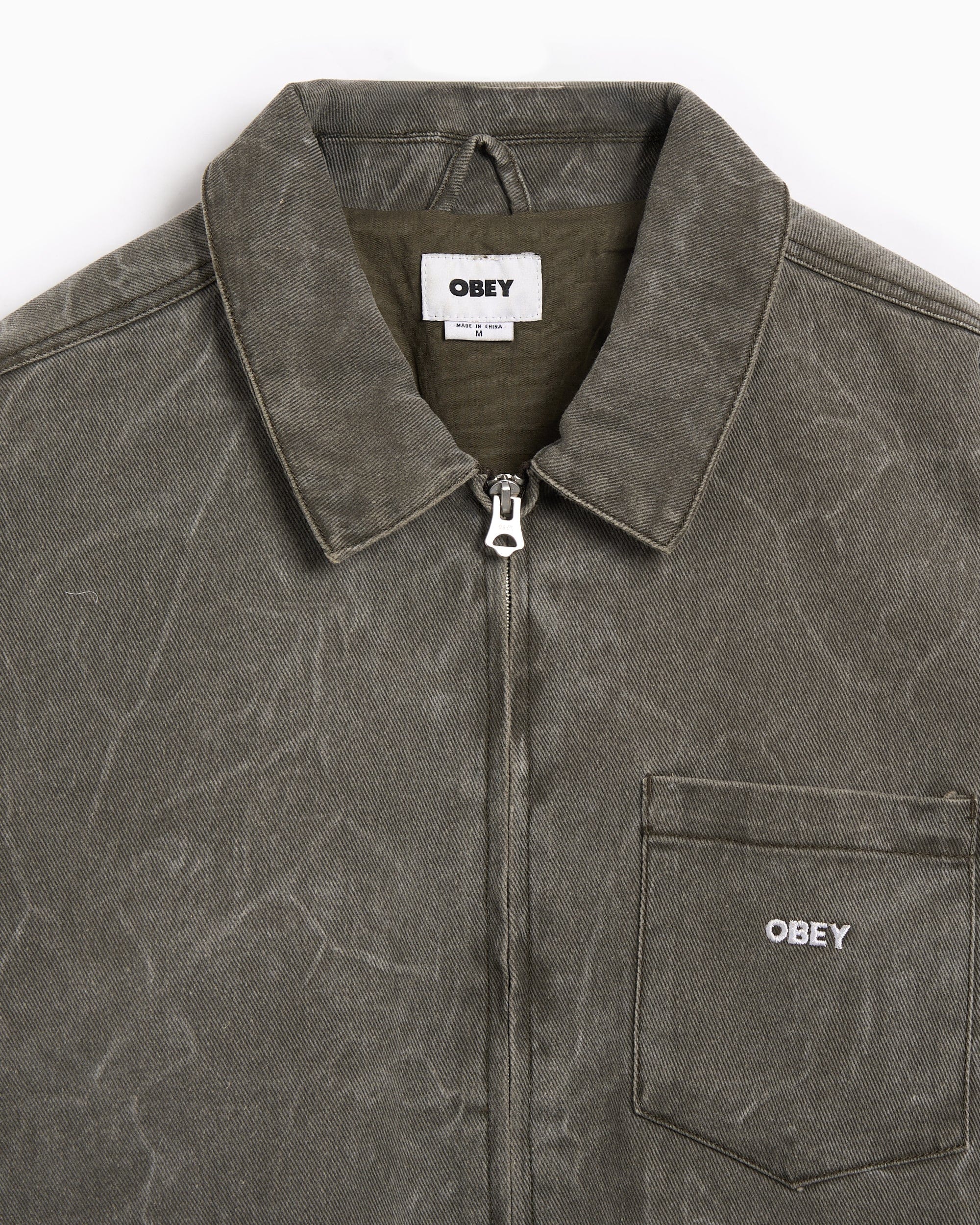 OBEY Clothing Chaqueta vaquera OBEY Clothing Workman para hombre