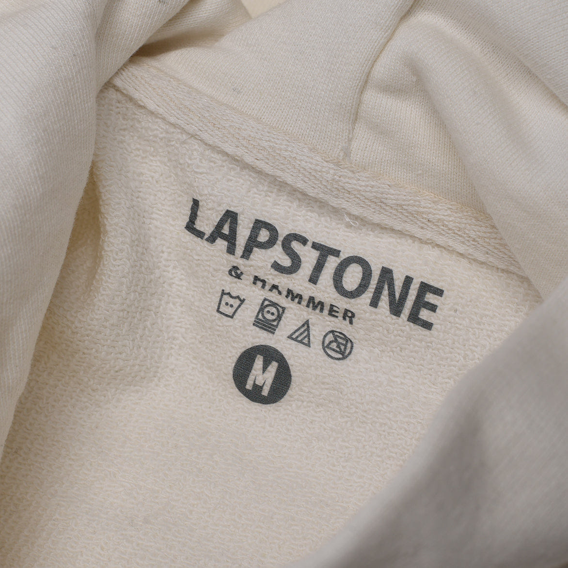 Lapstone & Hammer YEAR OF THE SNAKE HOODIE - CREAM