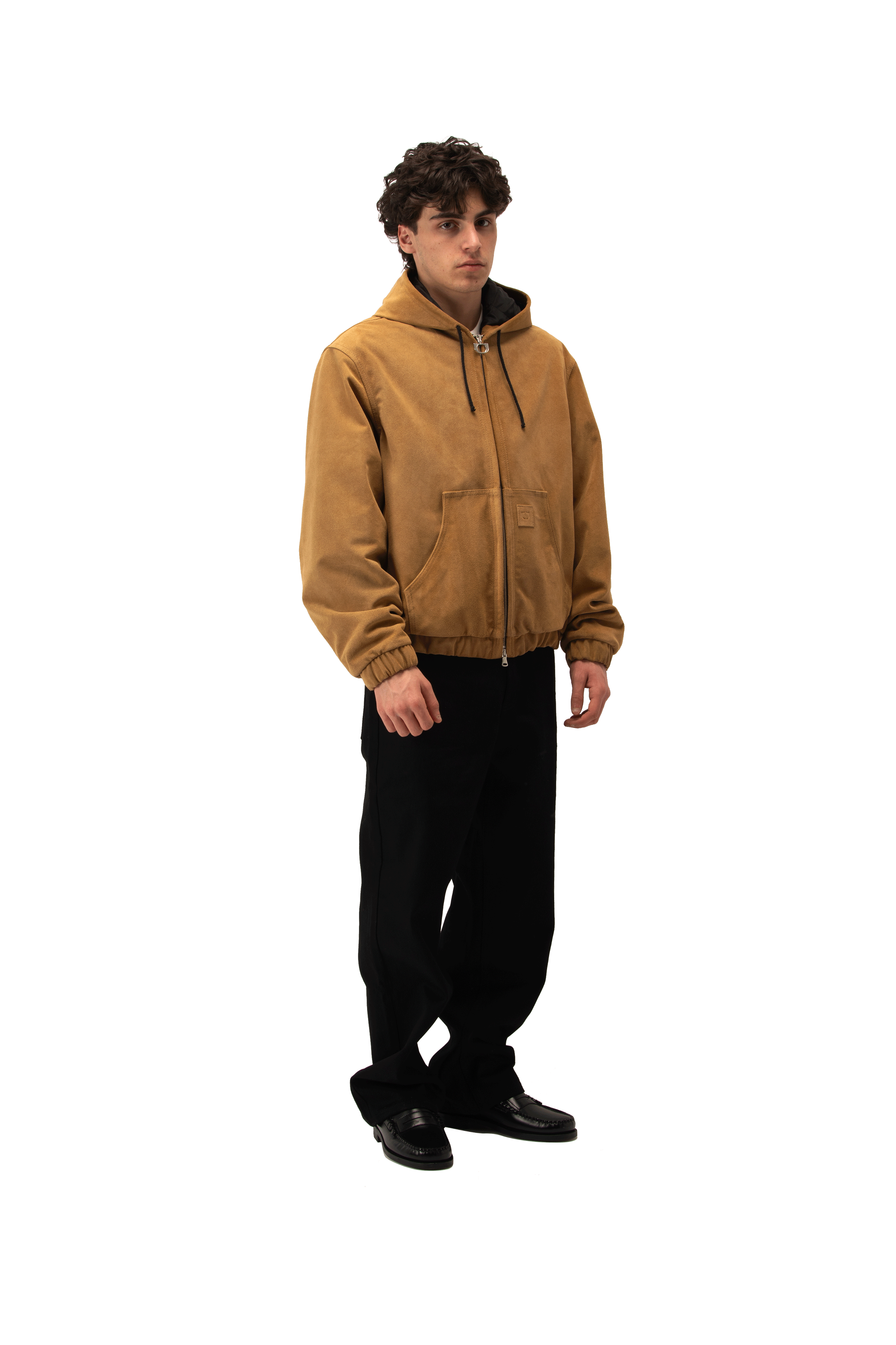 One Block Down Active Suede Leather Jacket