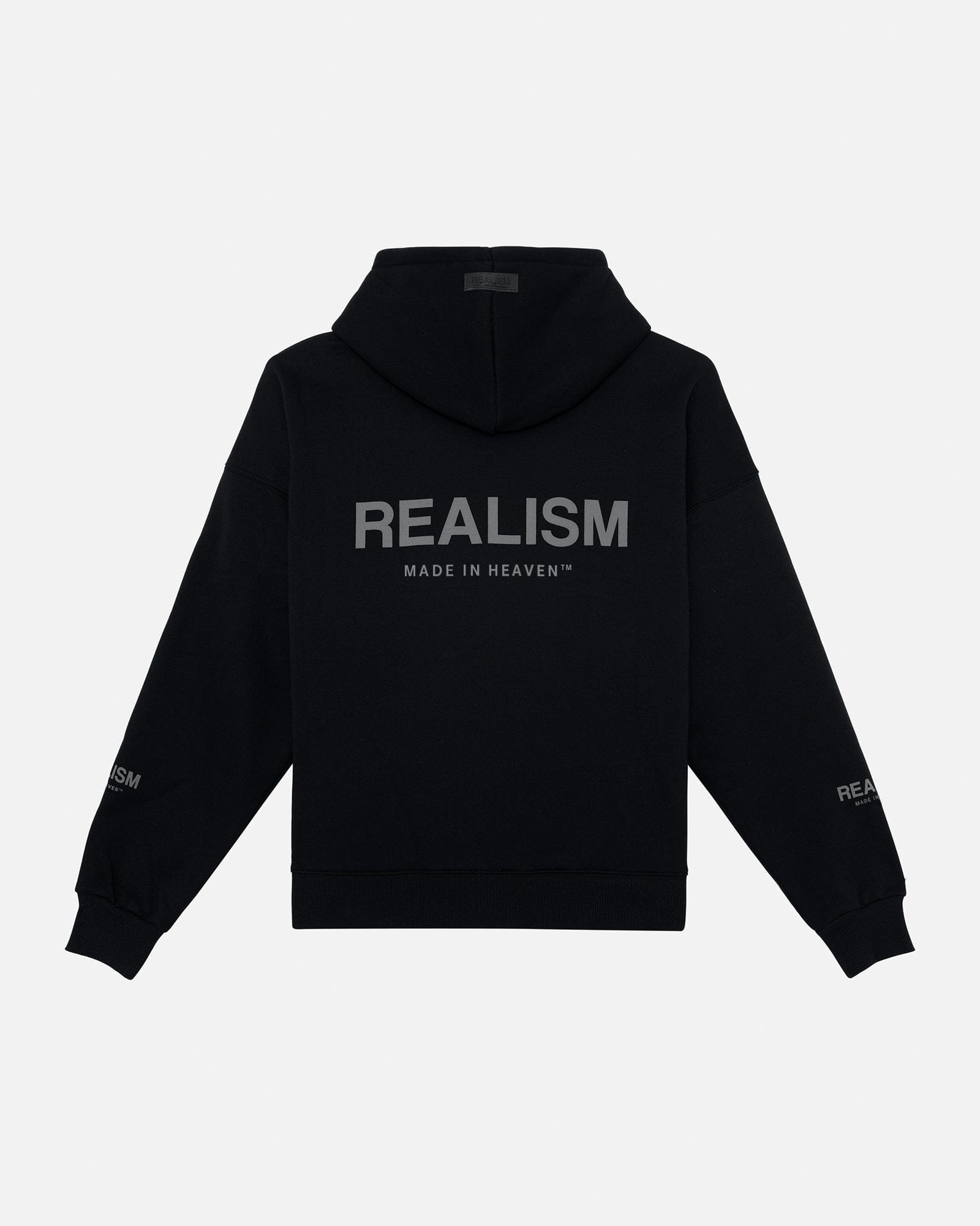 Realism SSS REALISM COURT BOXY HOODIE BLACK V2