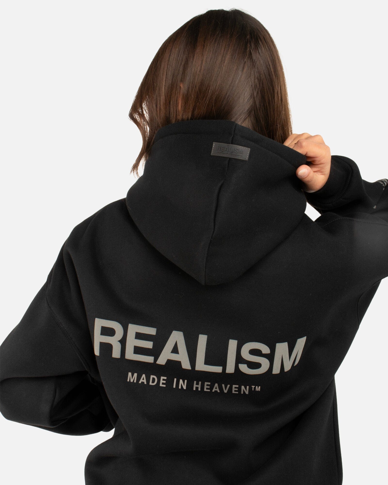 Realism SSS REALISM COURT BOXY HOODIE BLACK V2