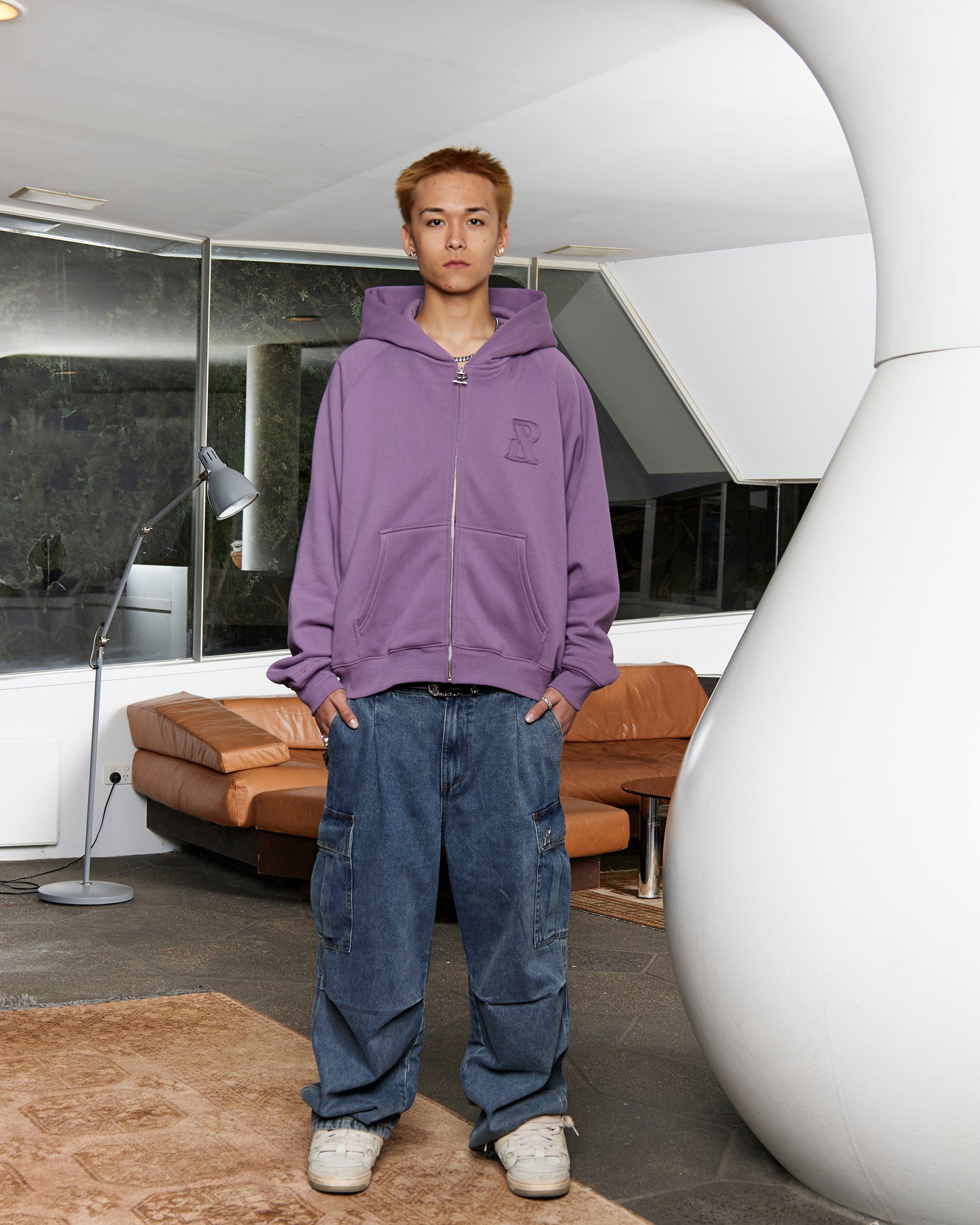 Realism SSS REALISM LEGACY ZIP HOODIE VIOLET FADE