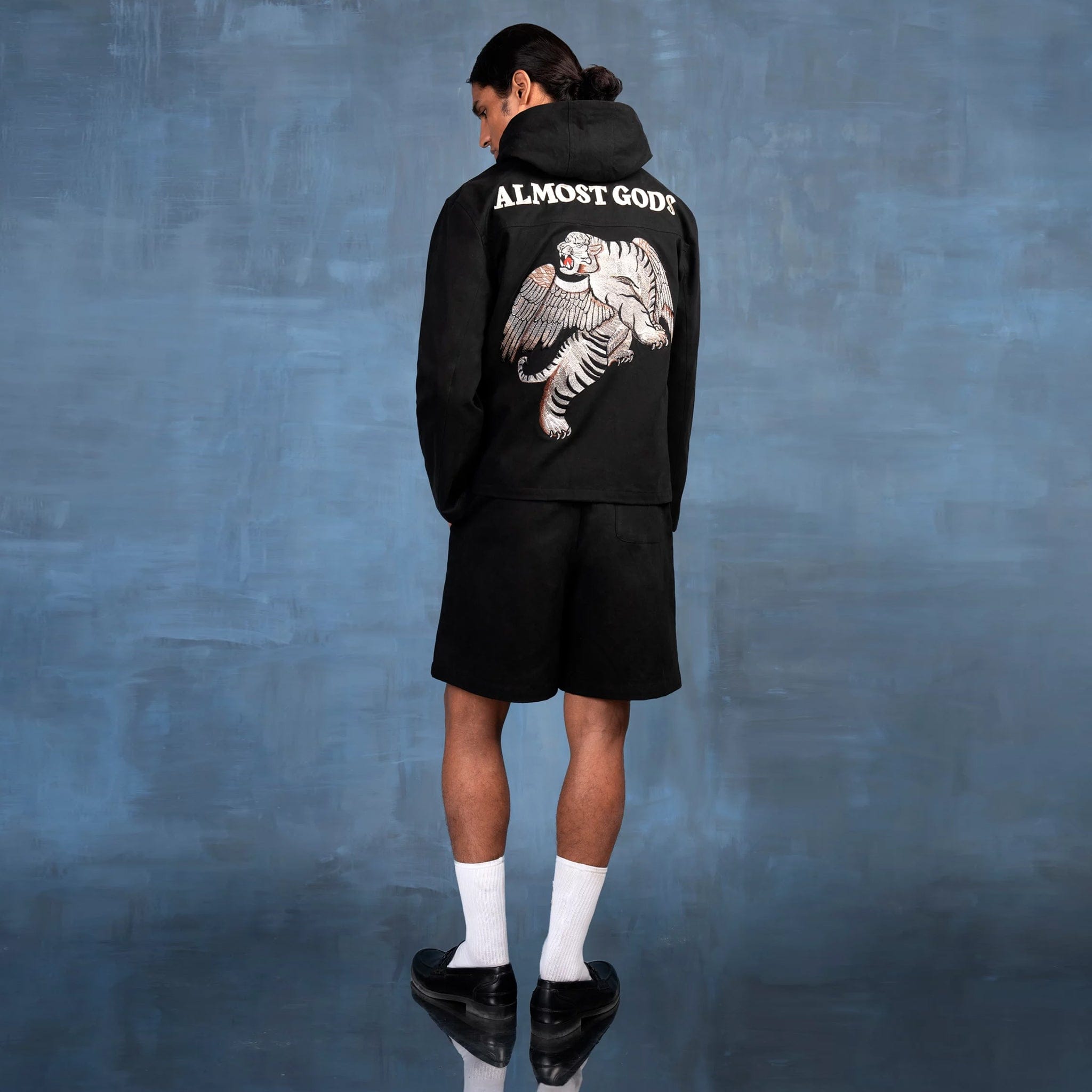Almost Gods Winged Tiger Embroidered Jacket