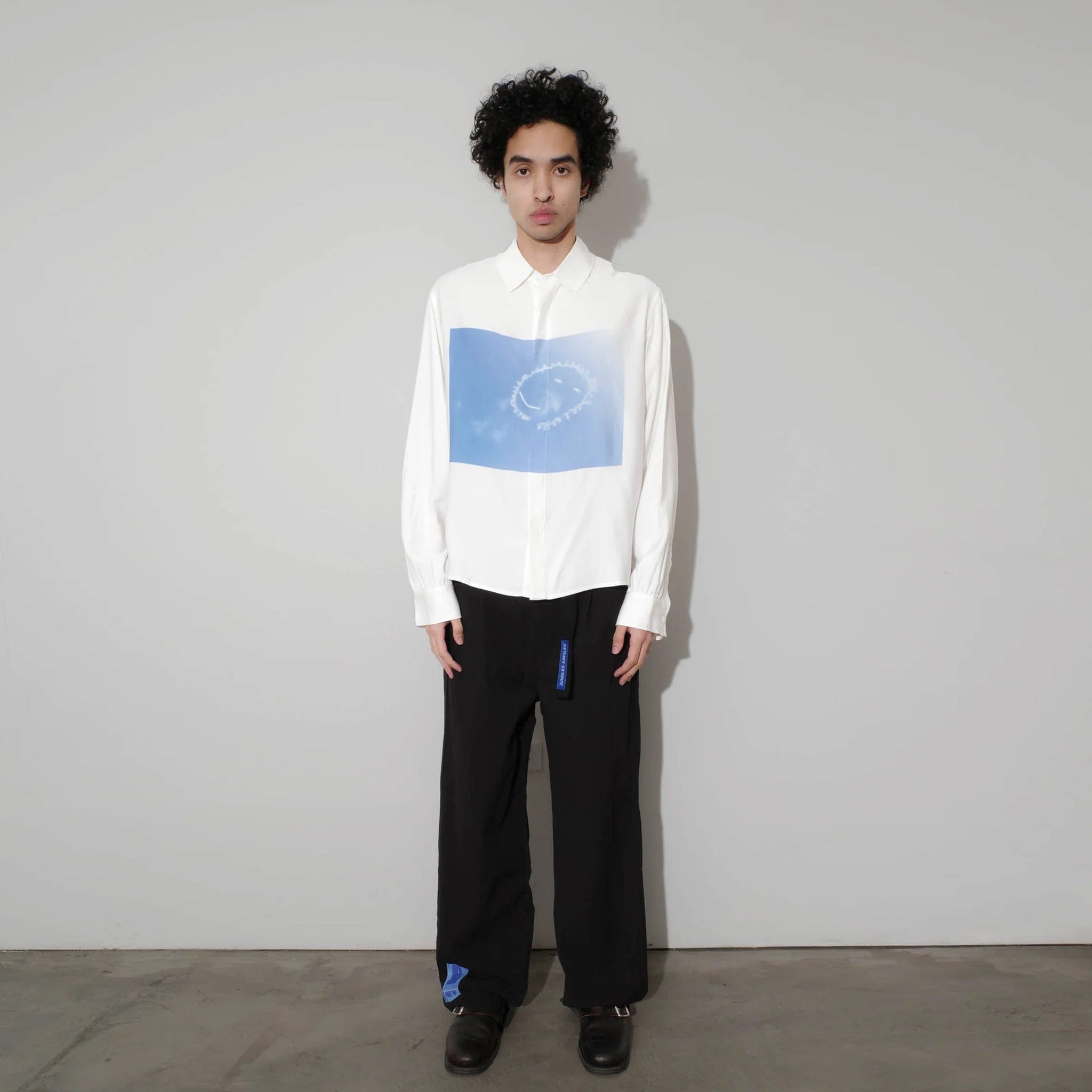 Jungles CLOUD SMILE LS BUTTON UP SHIRT