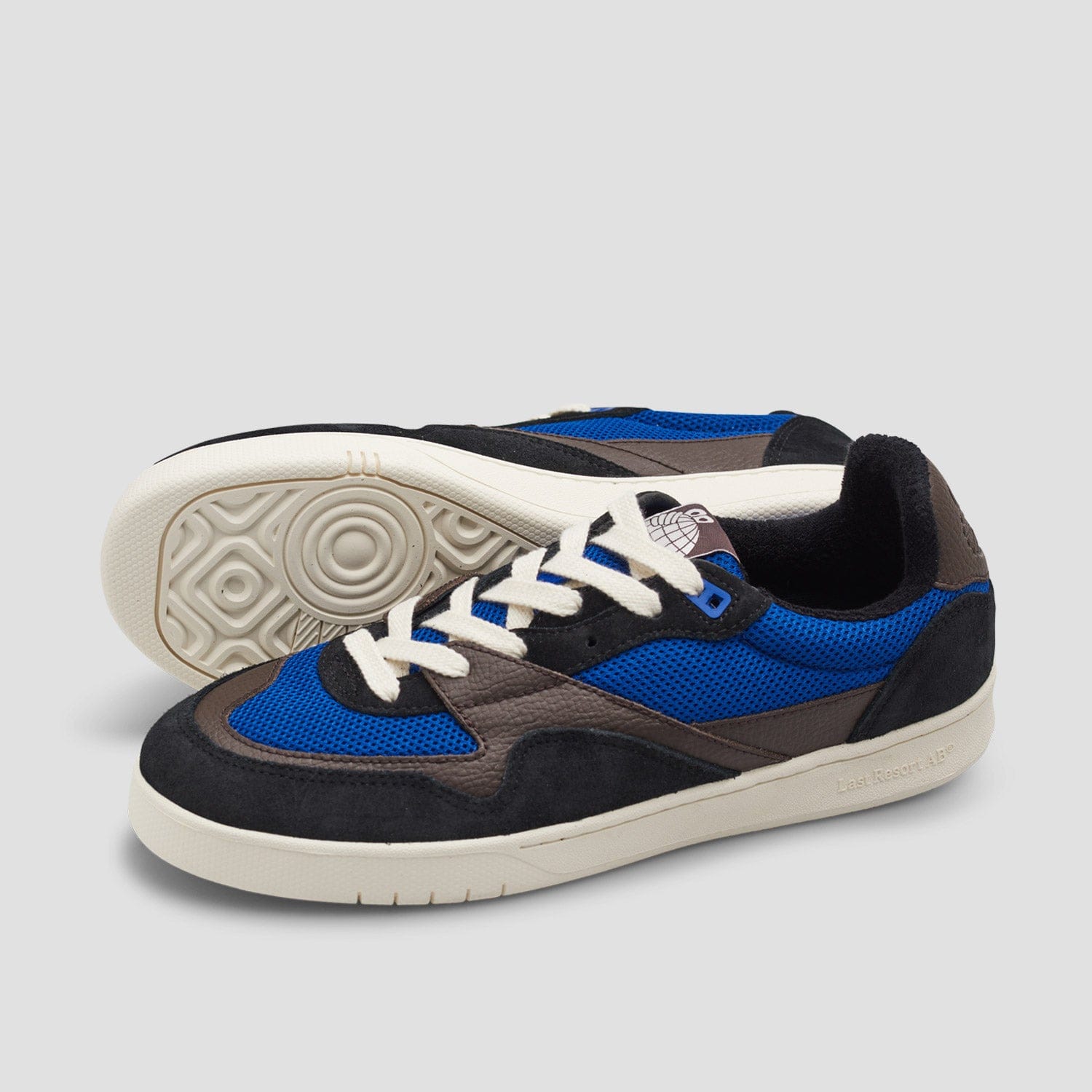 Last Resort AB CM002 Lo Skate Shoes Reflex Blue / Coffee Brown / Black