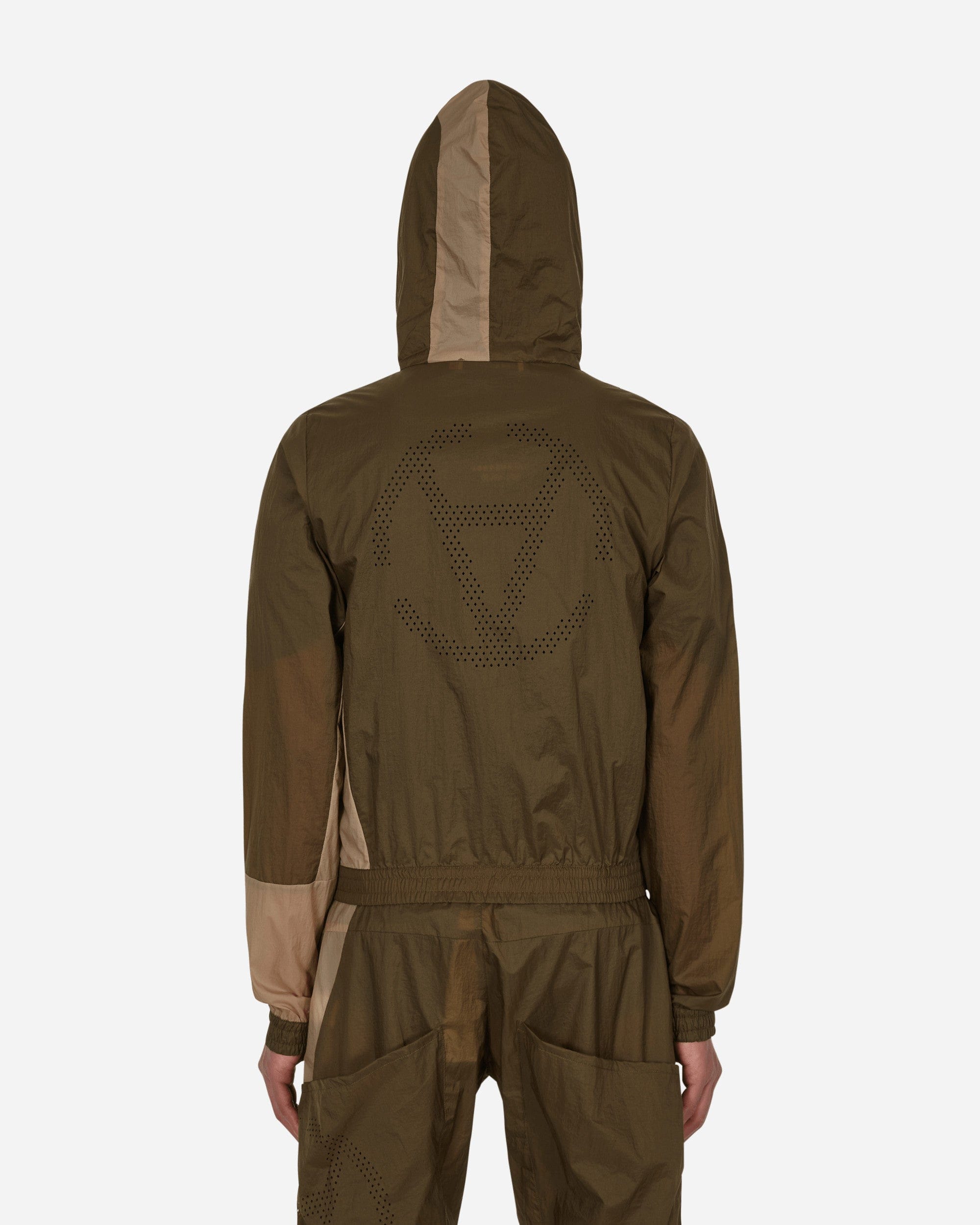 Jordanluca Slam Jam Euphoria Hooded Jacket Brown