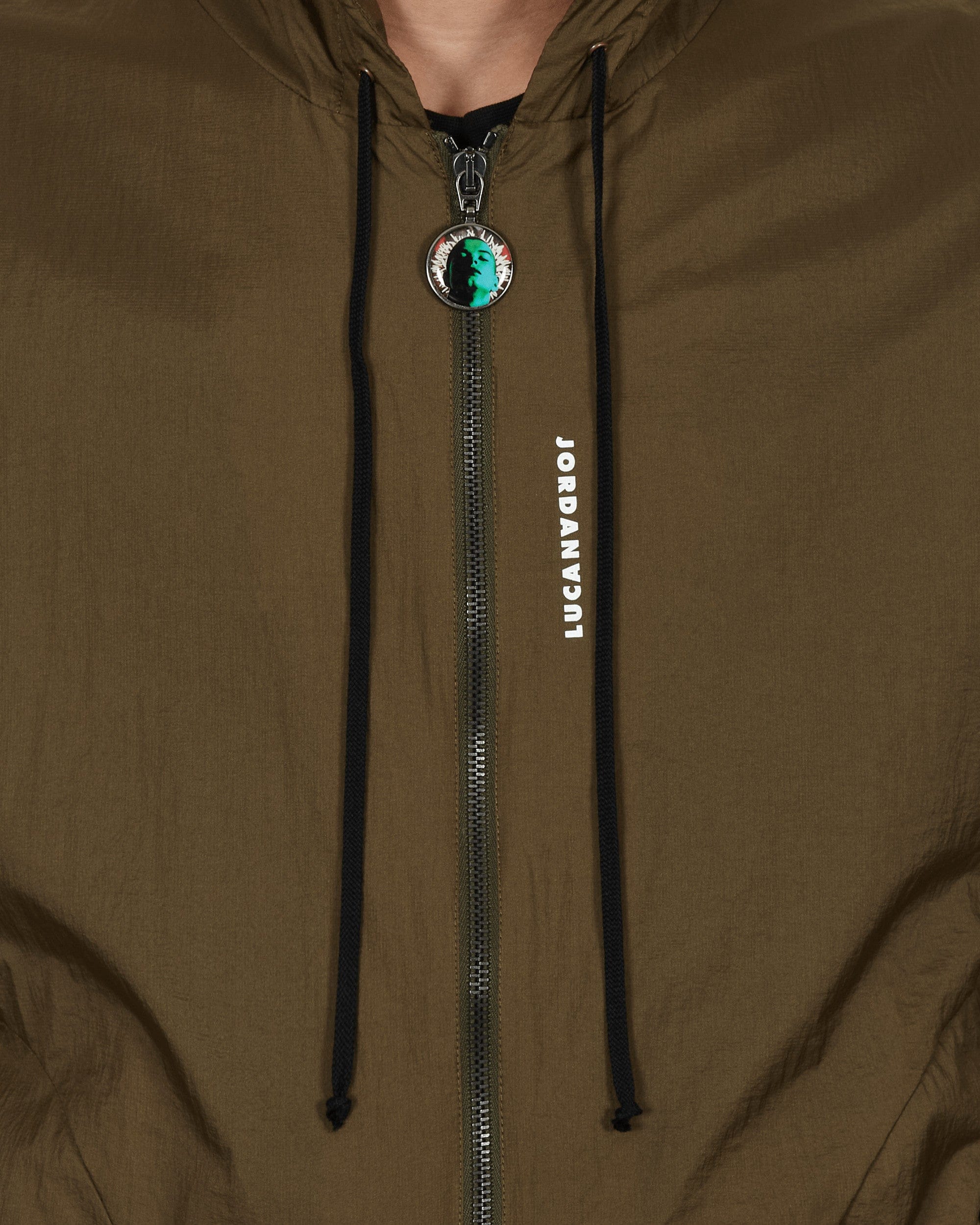 Jordanluca Slam Jam Euphoria Hooded Jacket Brown