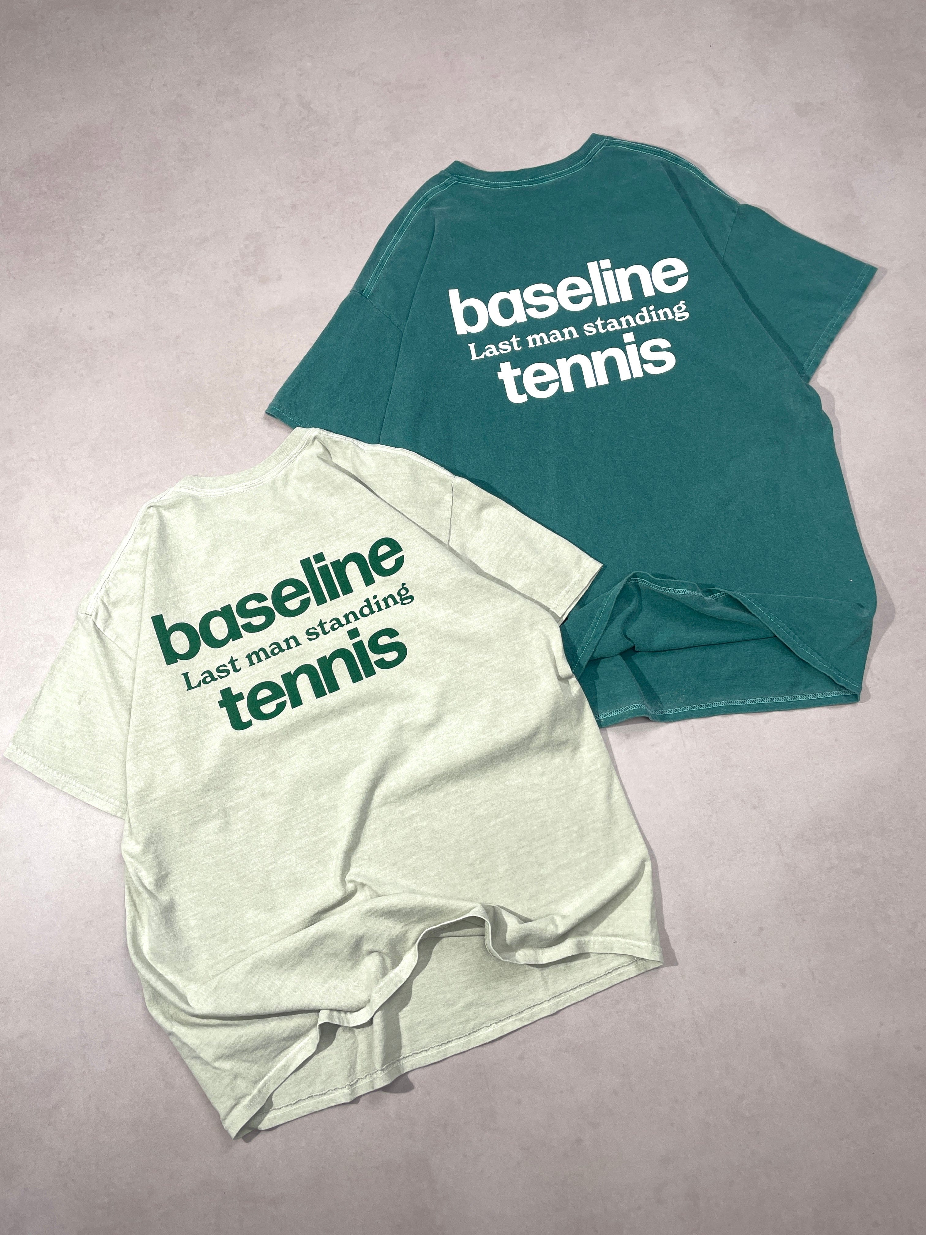 Vice 84 Baseline Washed Tees Twinpack - Green/Stone
