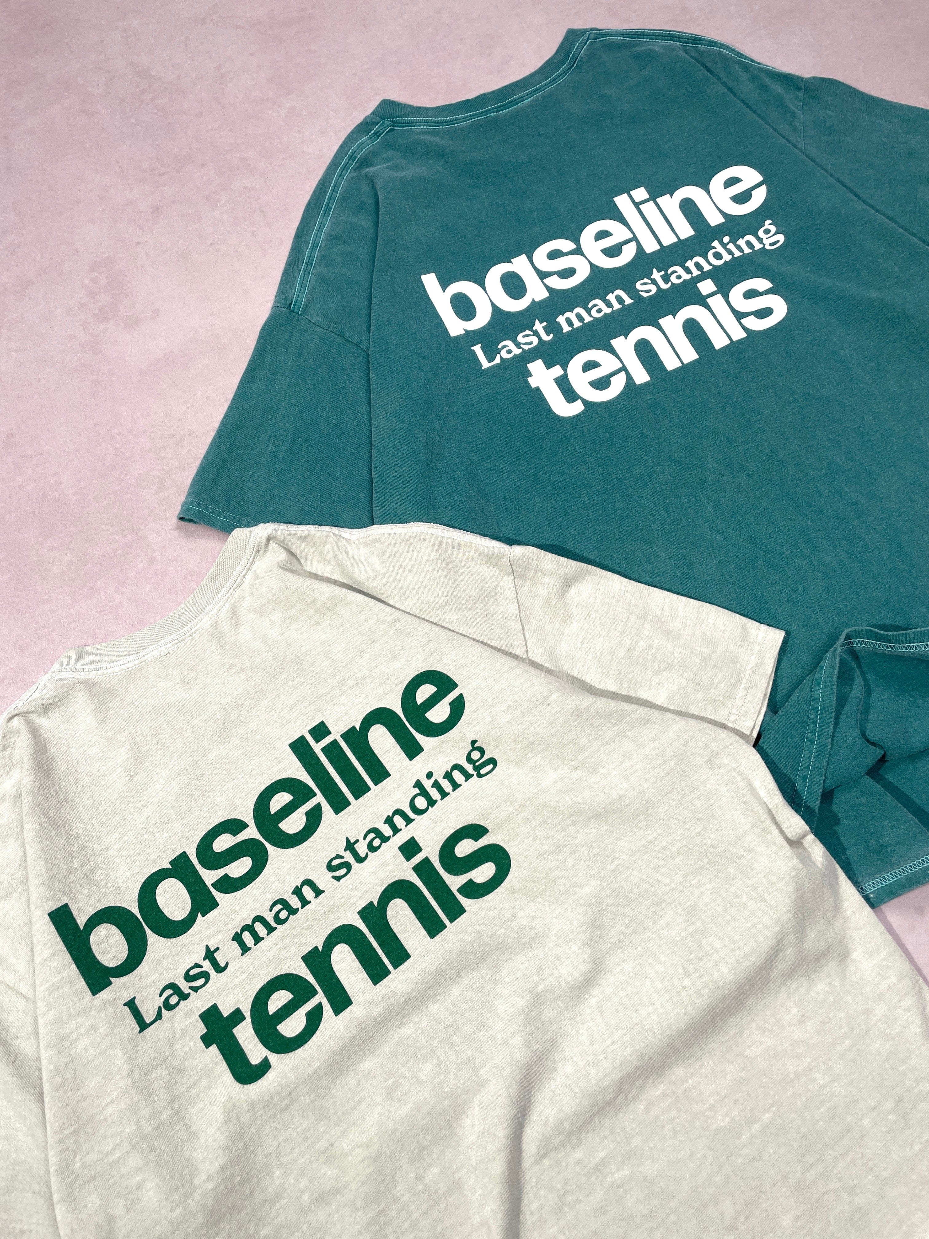 Vice 84 Baseline Washed Tees Twinpack - Green/Stone