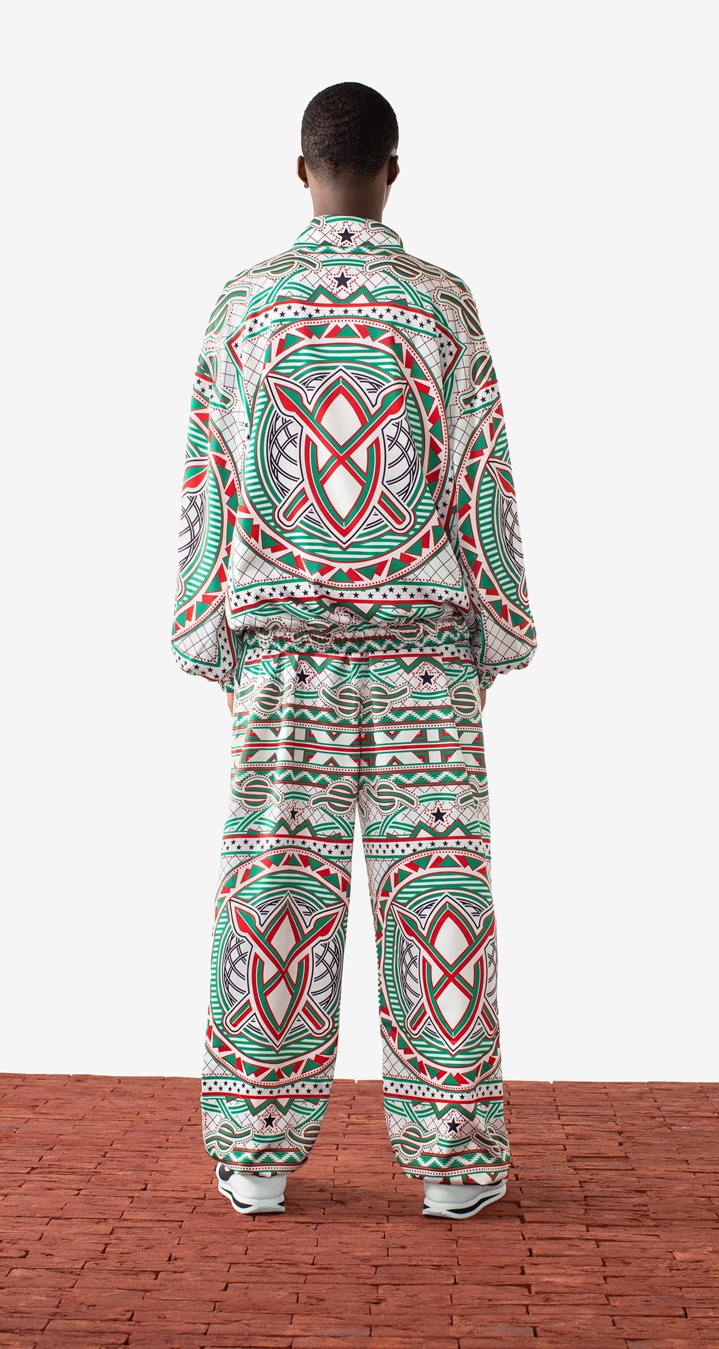 Daily Paper Green Red Moke Jacket