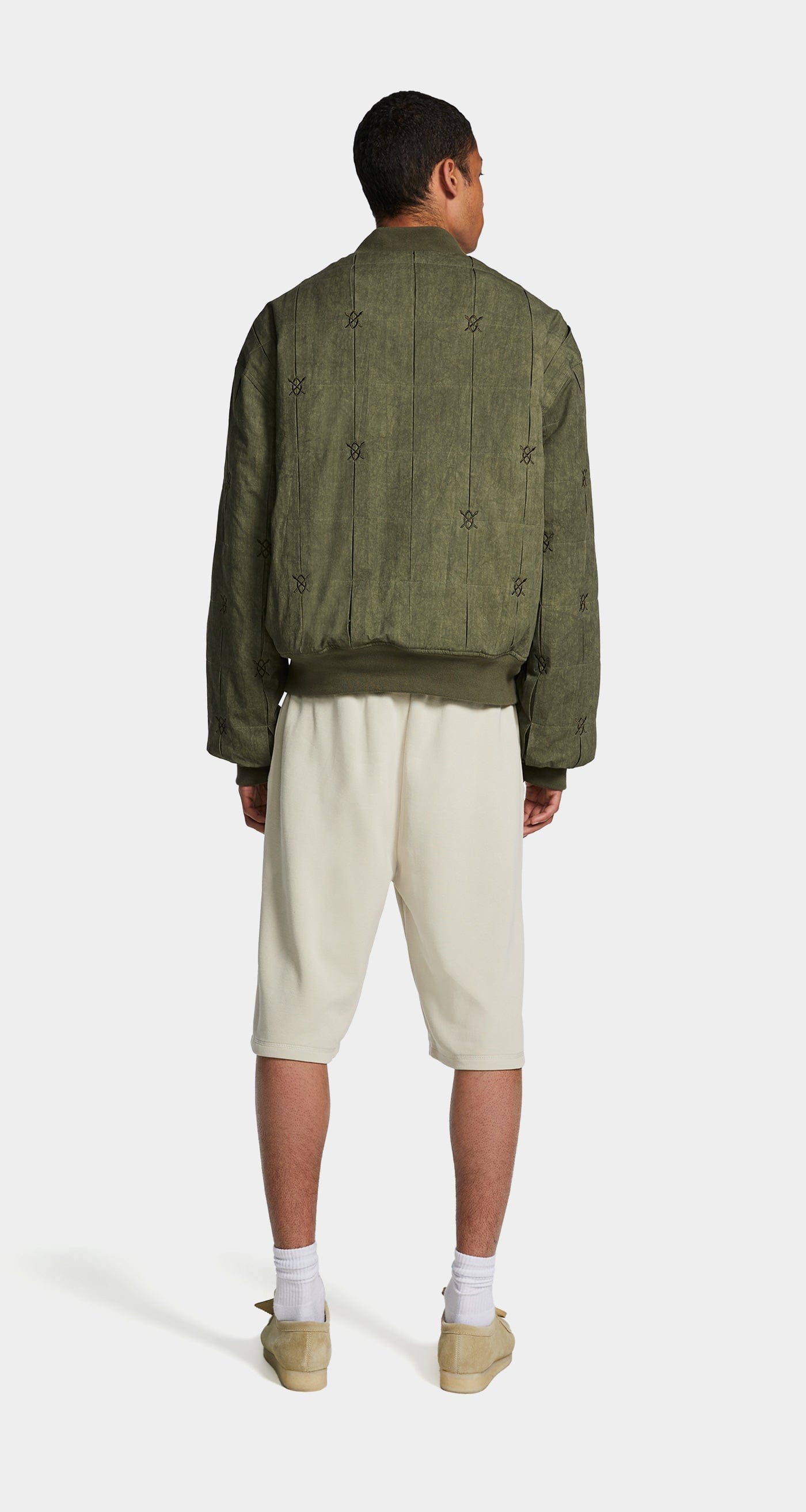 Daily Paper Army Green Rasal Bomber Jacket