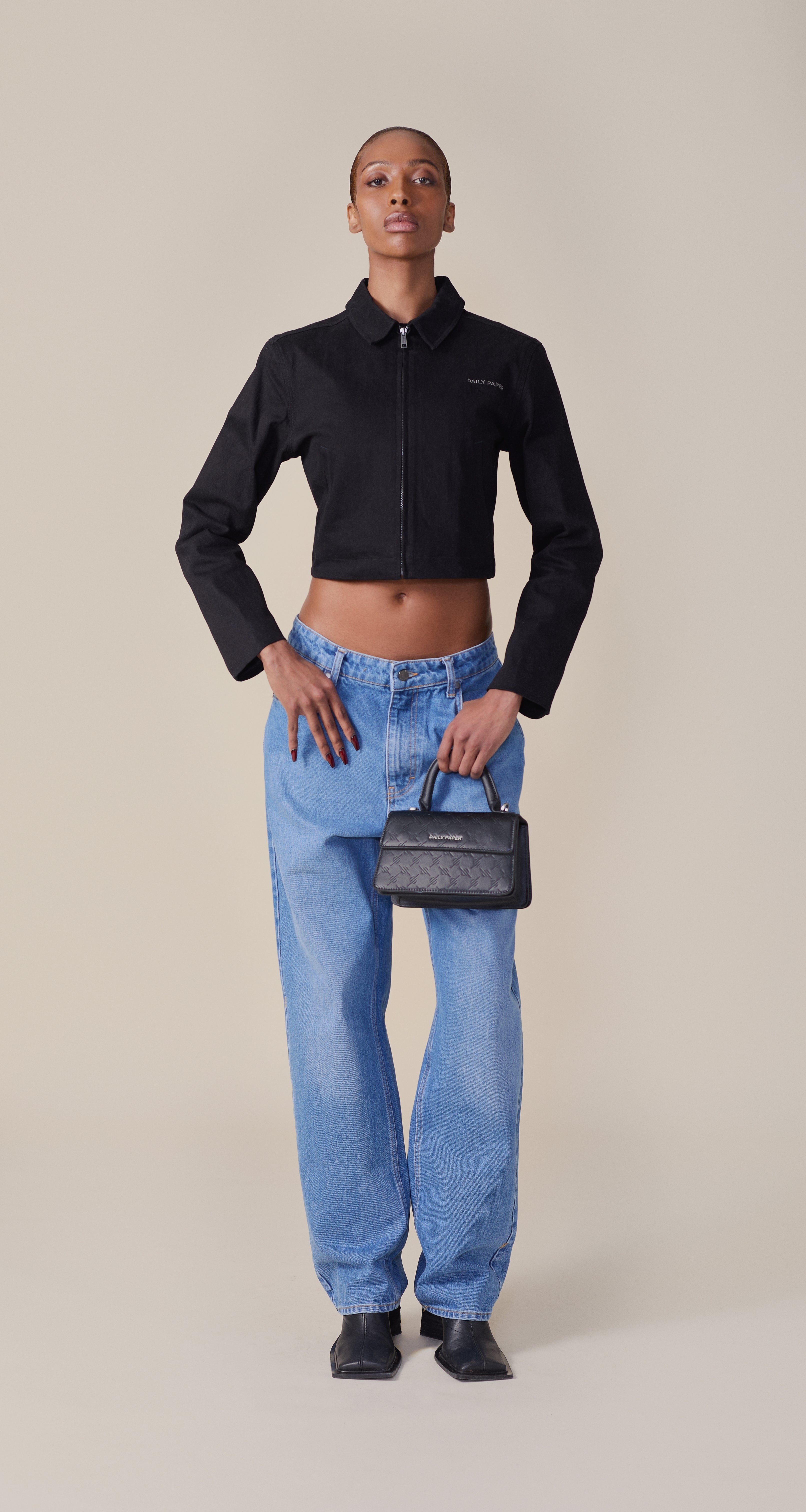 Daily Paper Black Twill Jacket