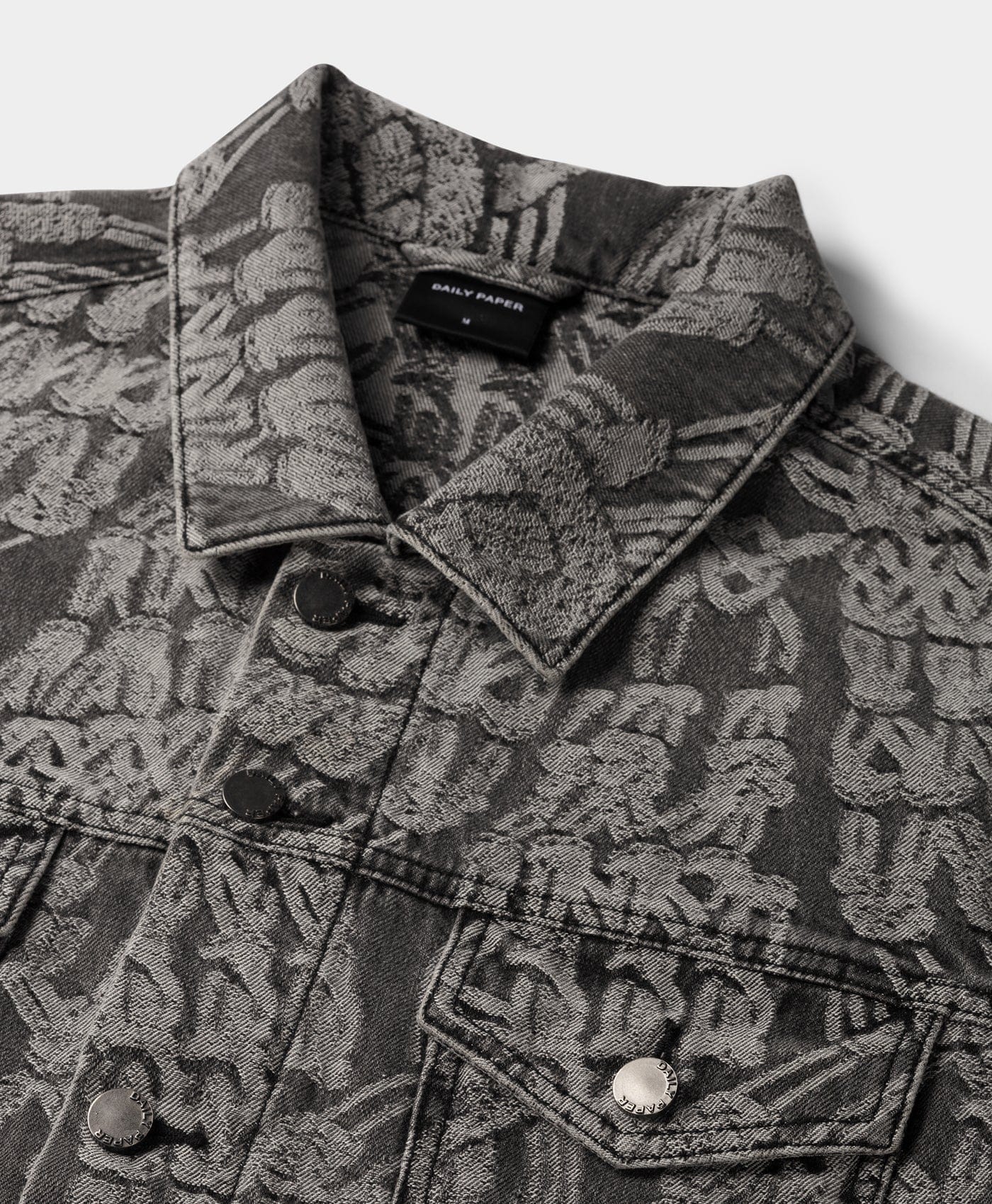 Daily Paper Grey Denim Macrame Jacket