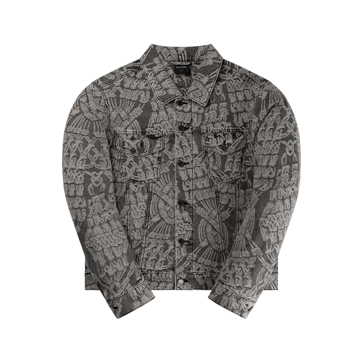 Daily Paper Grey Denim Macrame Jacket