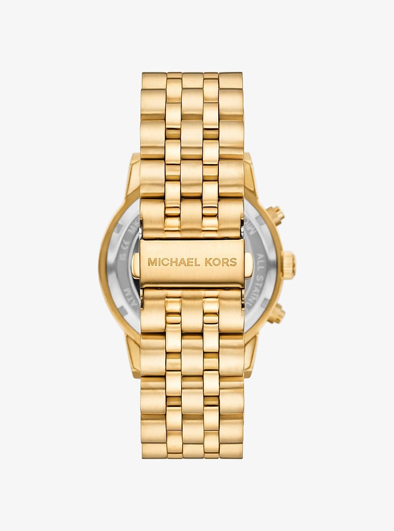 Oversized Hutton Gold-Tone Watch
