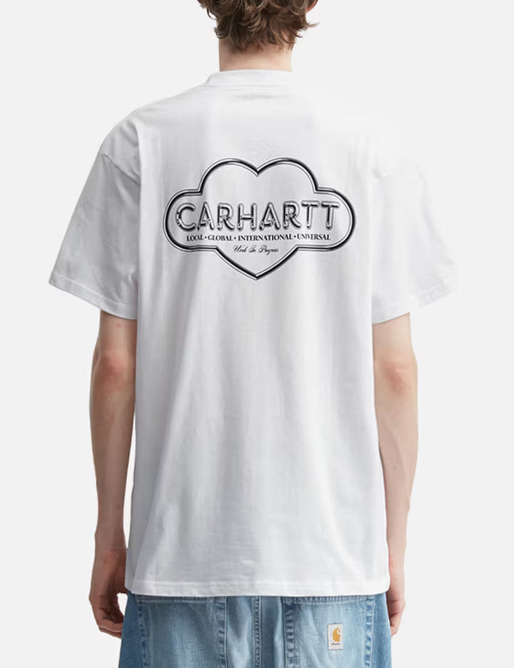 Carhartt Work In Progress Short Sleeves Cloud Heart T - Shirt