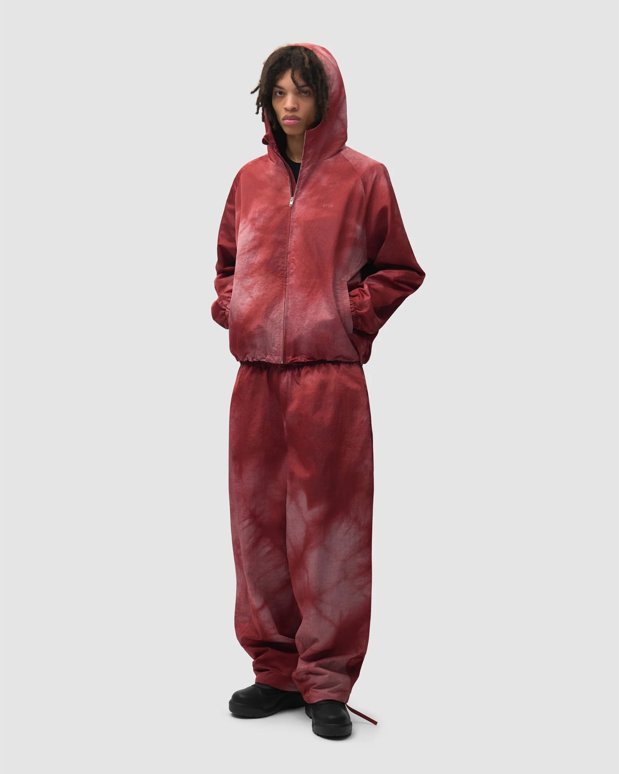Arte Antwerp Chaqueta de chandal con parches Relaxed Arte Antwerp Sunfade Aero para hombre
