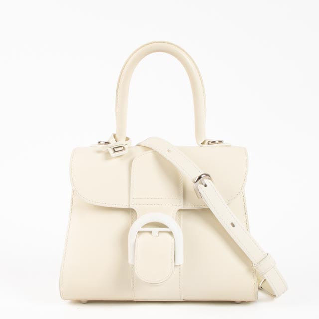 Delvaux Ivory Box Calf Brillant Mini