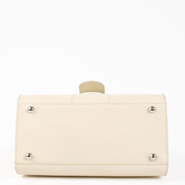 Delvaux Ivory Box Calf Brillant Mini