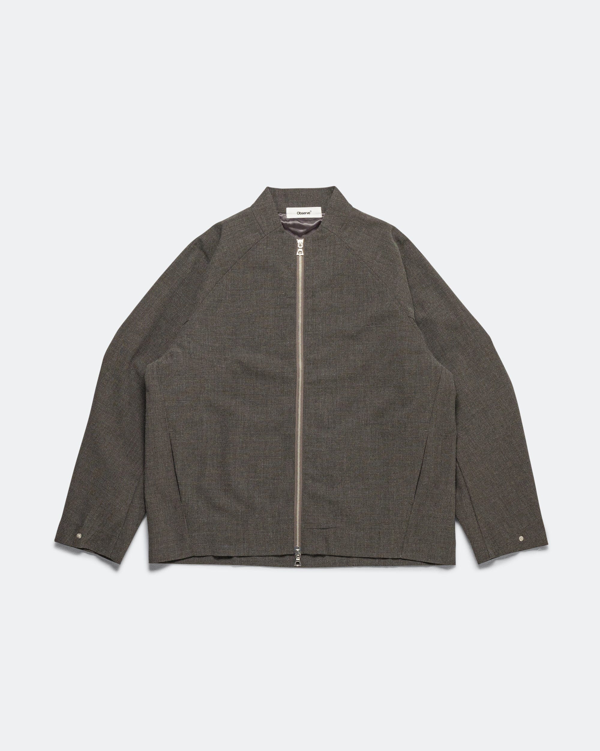Observe Zip Up Jacket - Brown