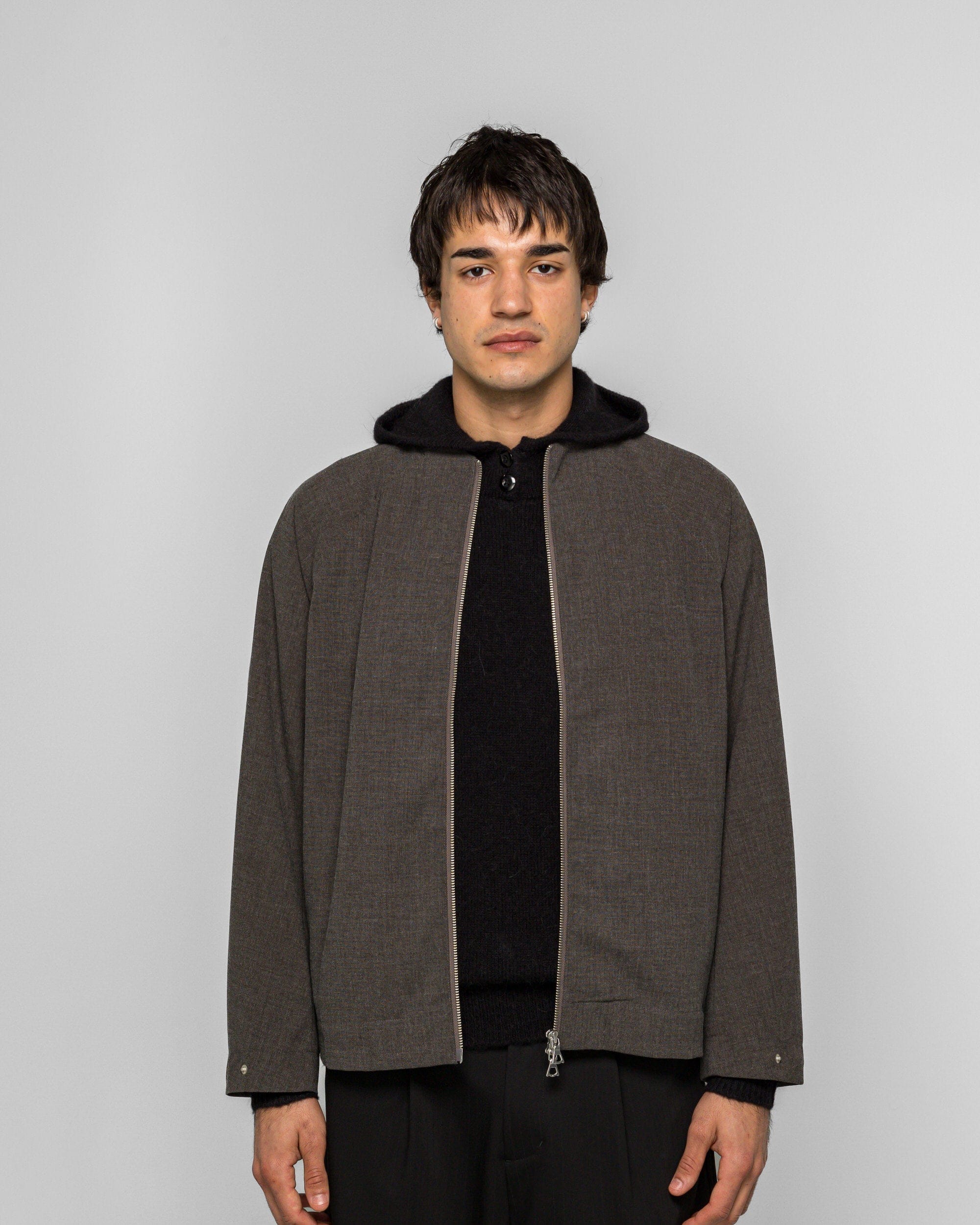 Observe Zip Up Jacket - Brown