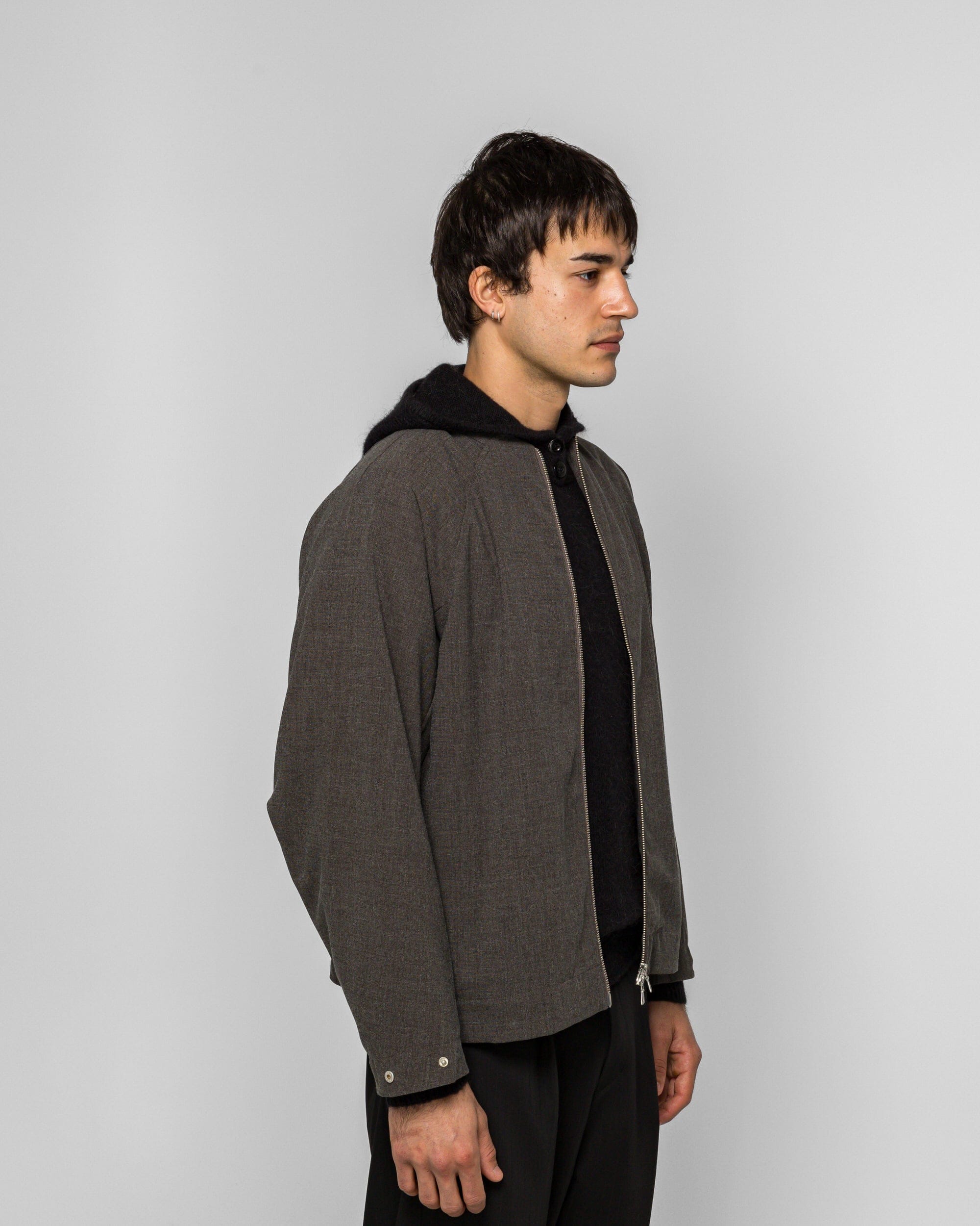 Observe Zip Up Jacket - Brown