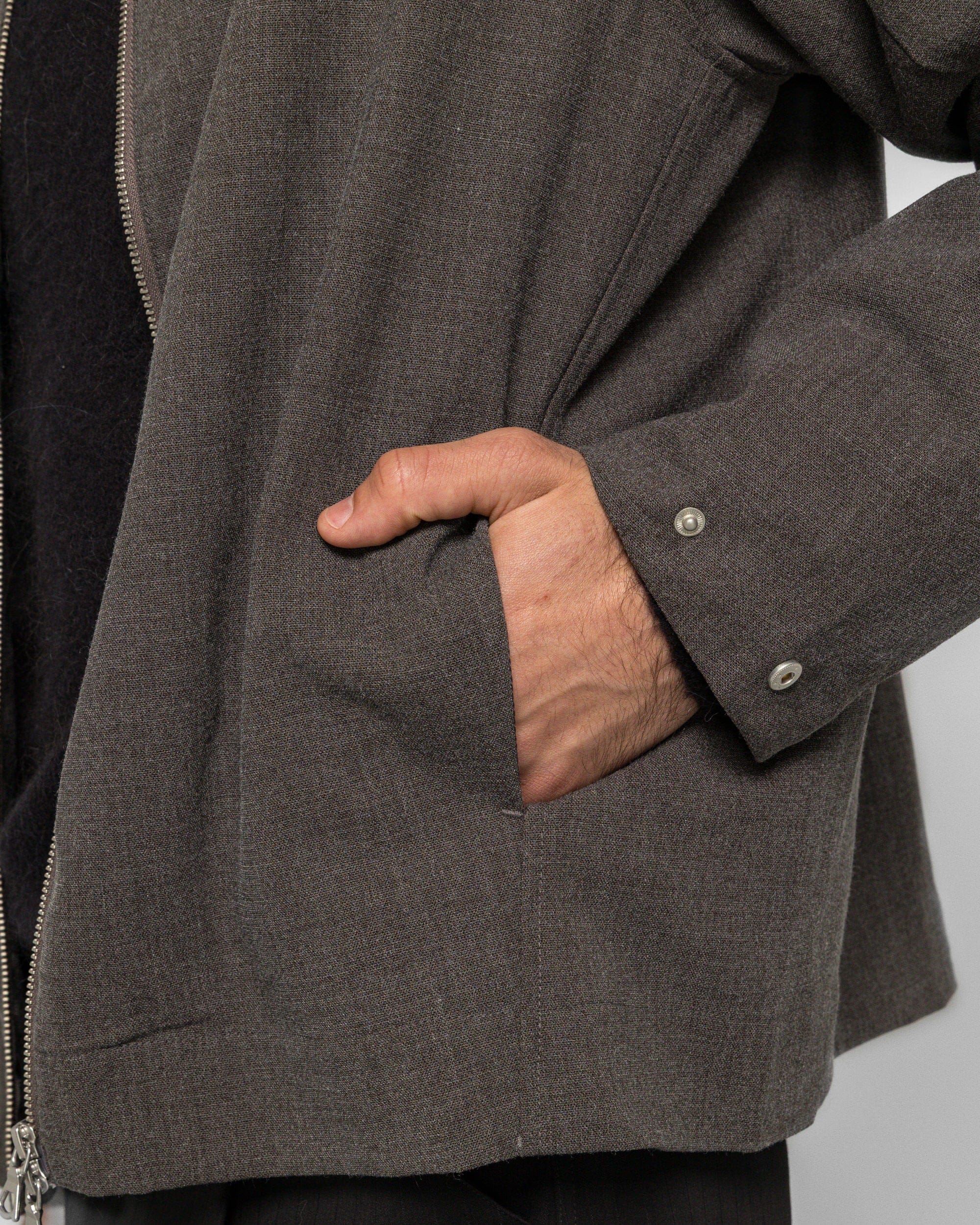 Observe Zip Up Jacket - Brown