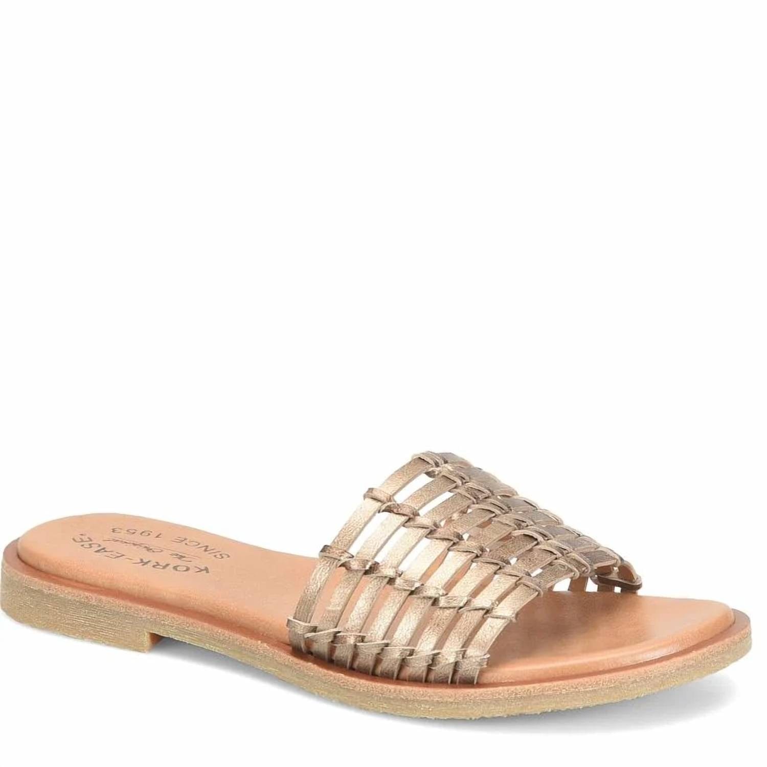 Bronze Women's Deja Flat Sandals In Bronze