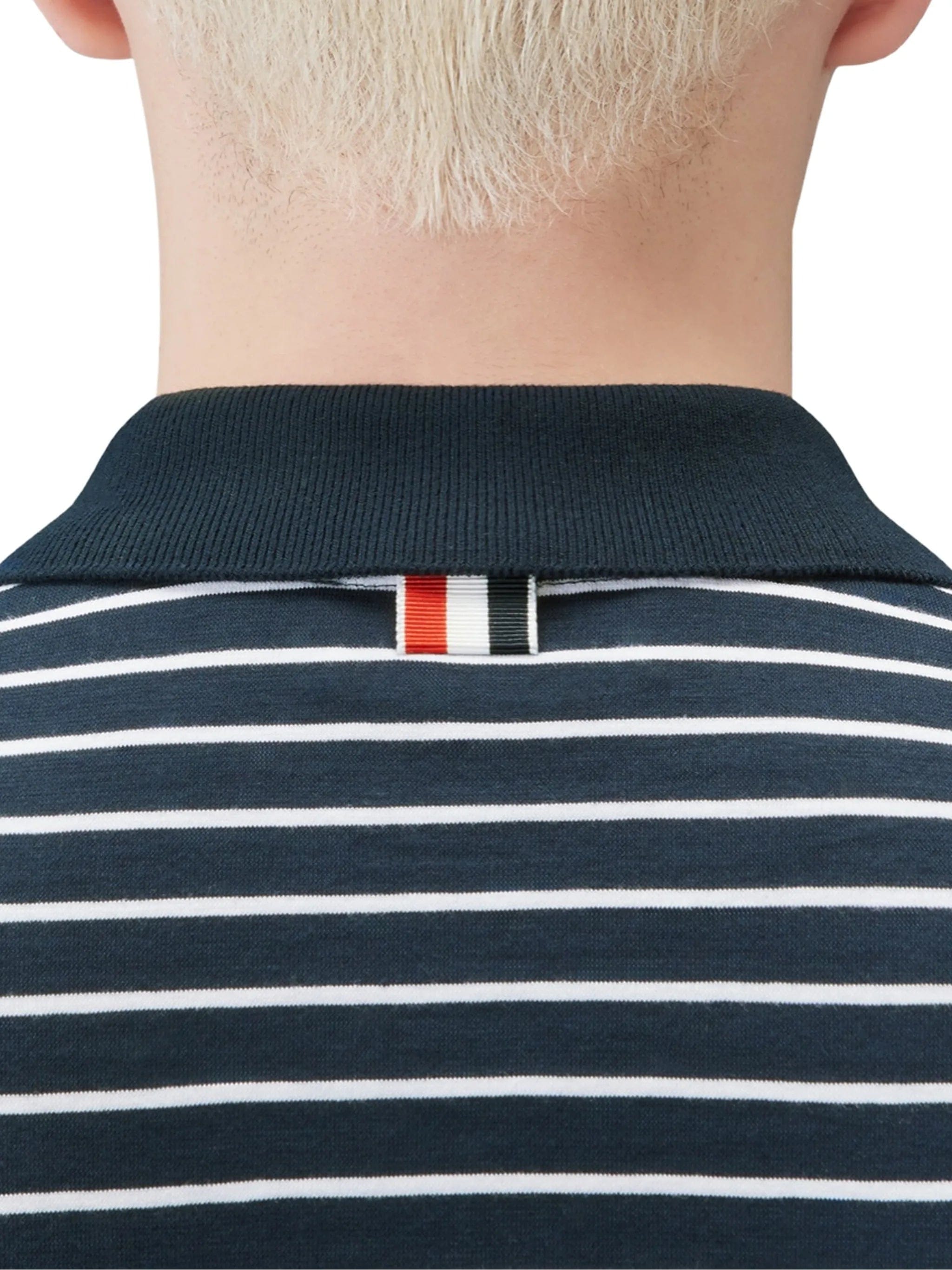 Thom Browne 4 - Bar striped polo shirt