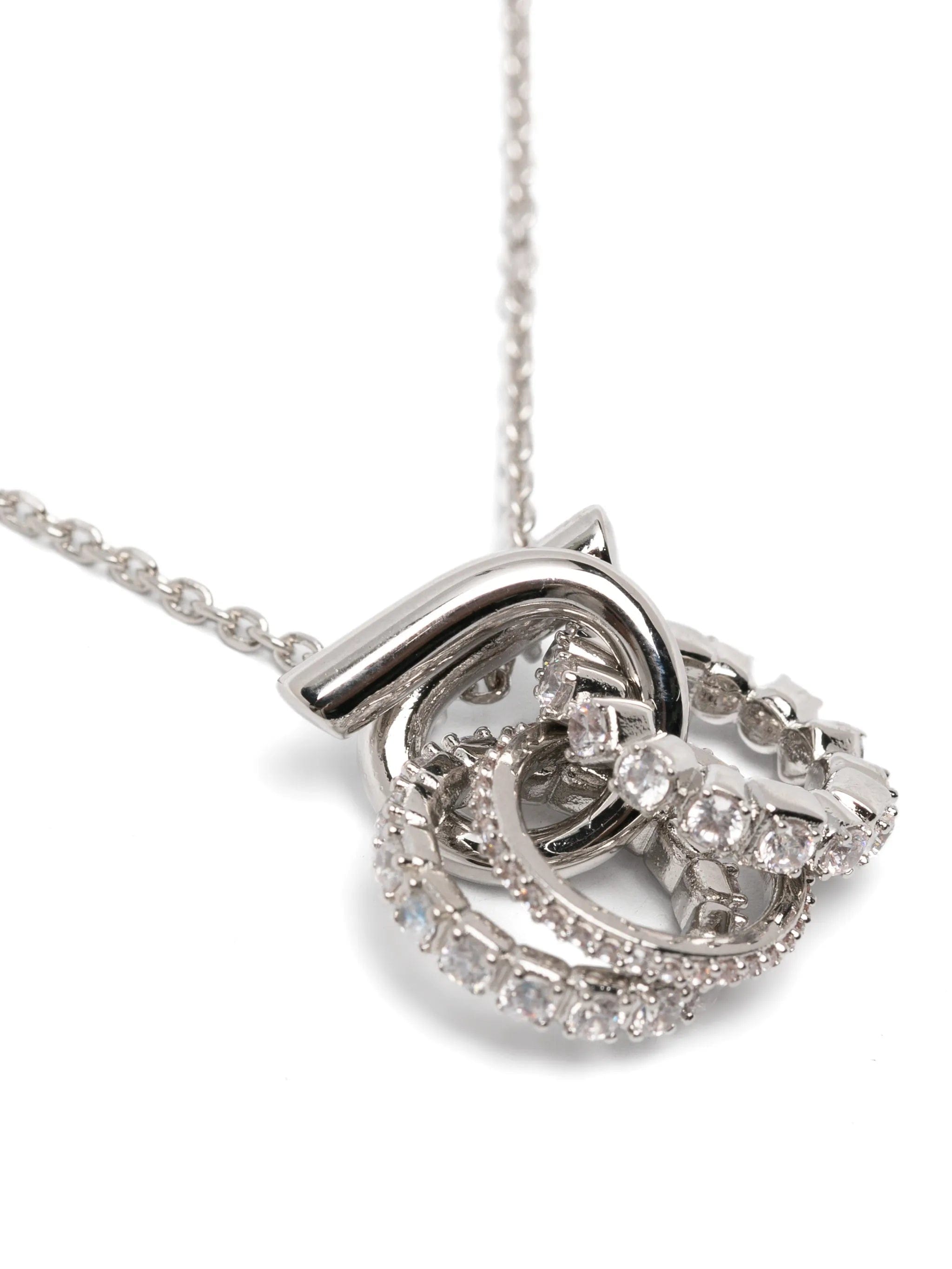 Ferragamo crystal - embellished necklace