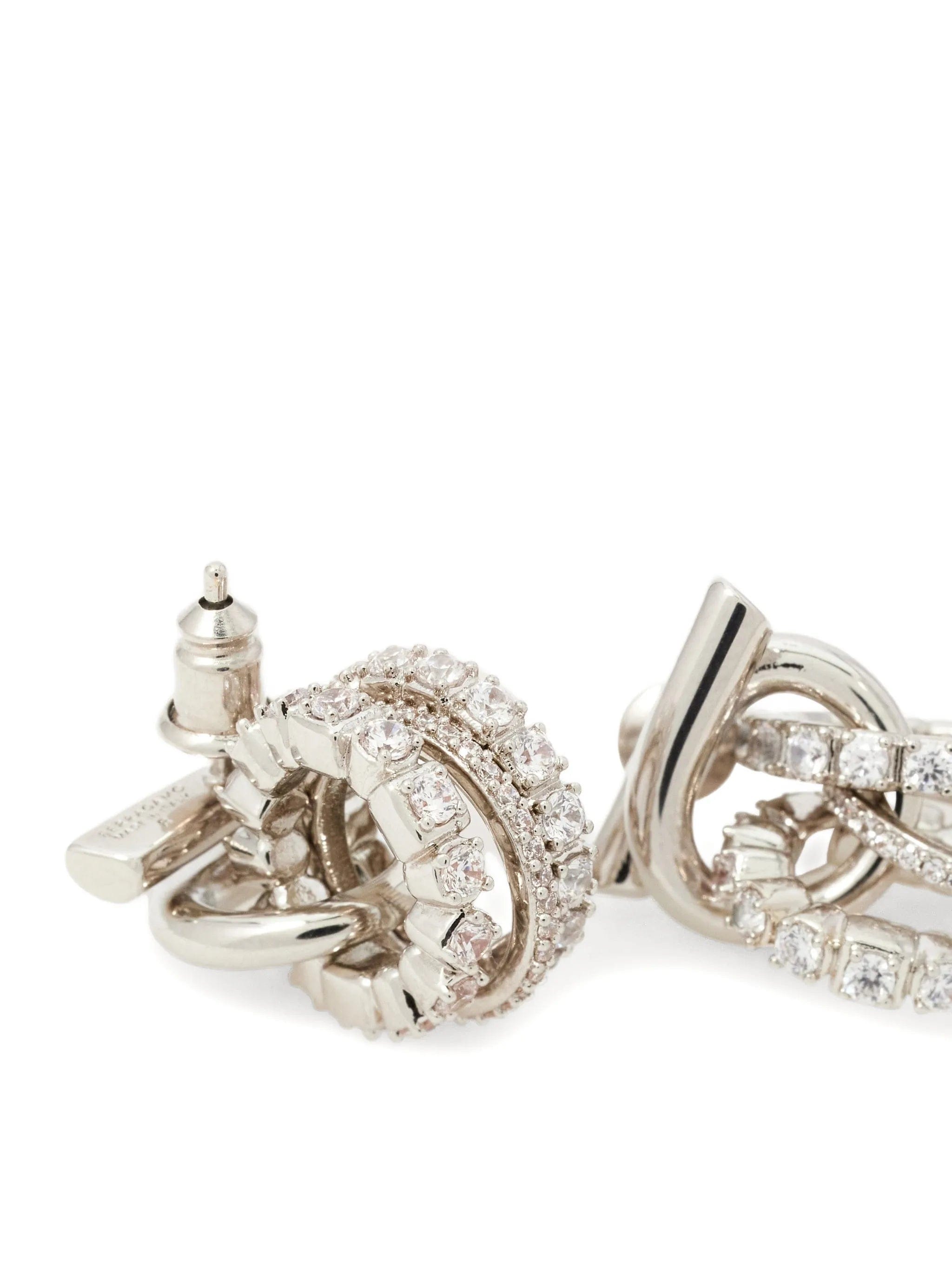 Ferragamo Gancini crystal - embellished earrings
