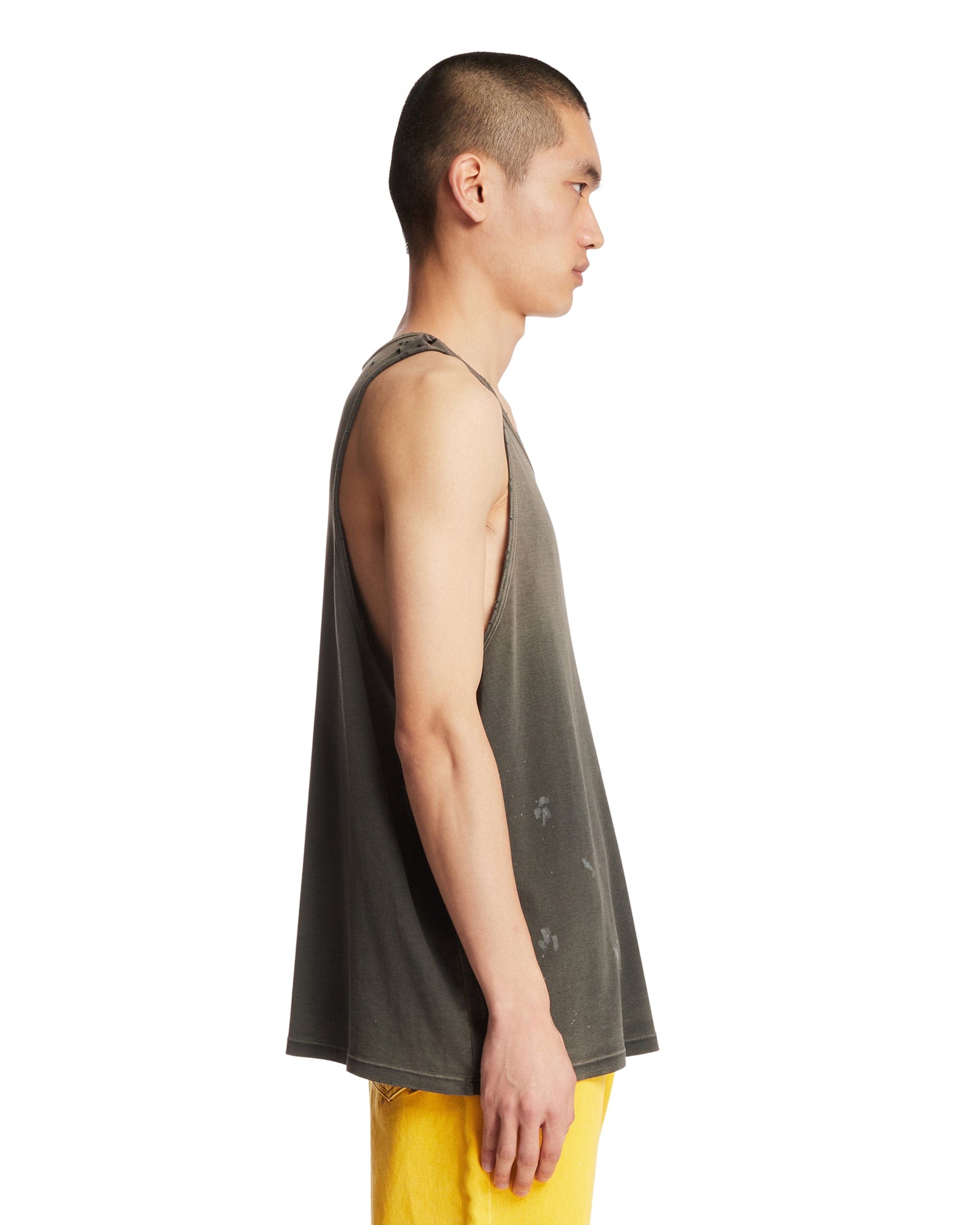 Gallery Department Top Smanicato Con Logo Nero