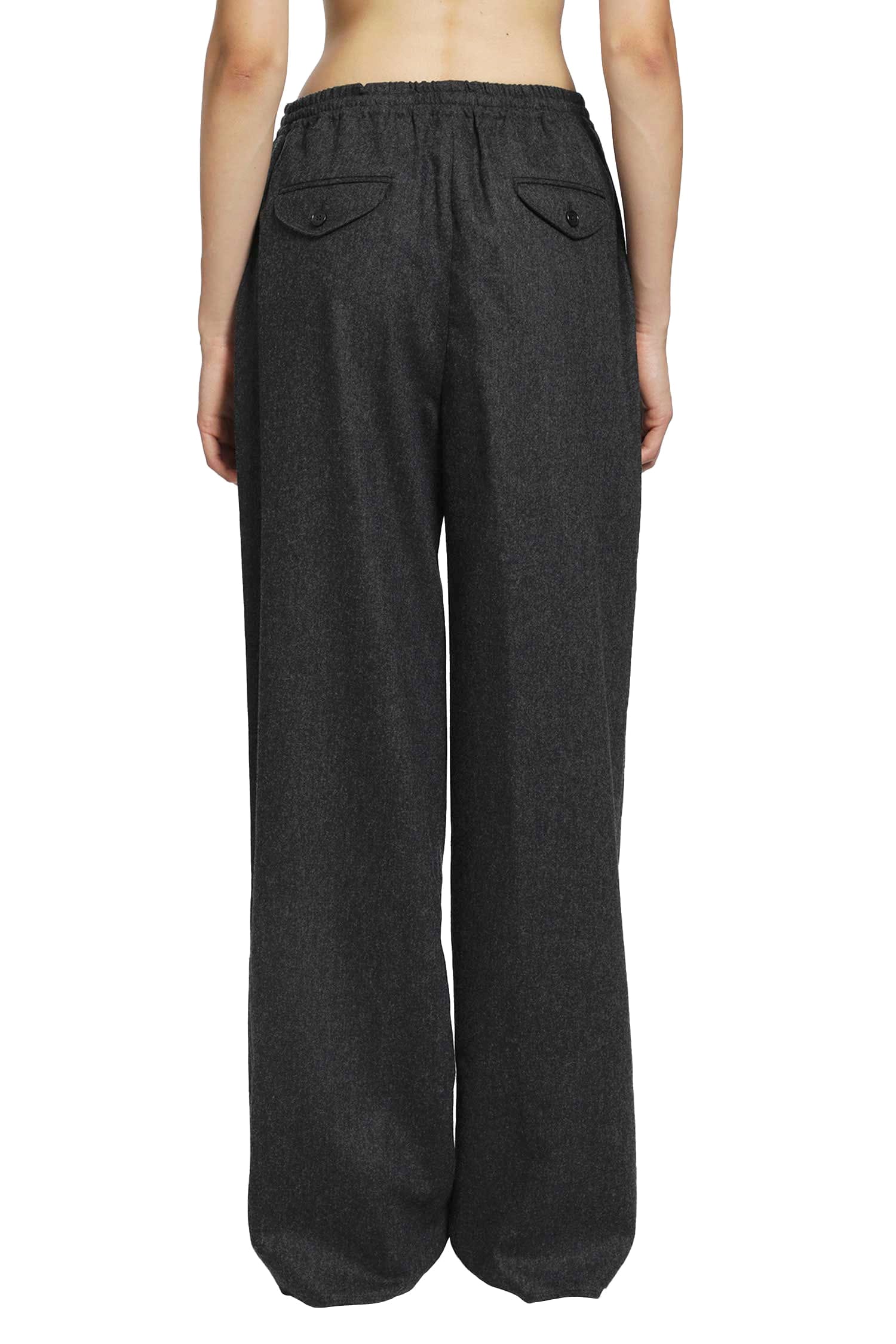 JIL Sander Wool Flannel Trousers