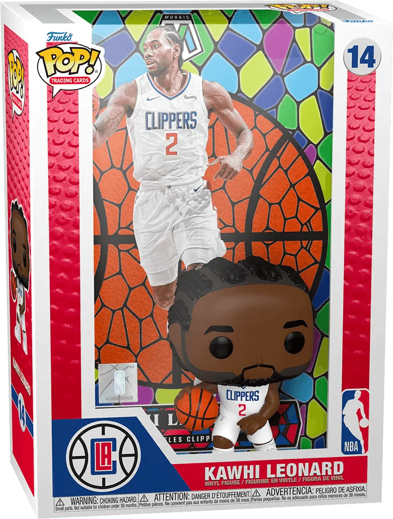 Funko NBA - Kawhi Leonard (Mosaic) Pop! Trading Card