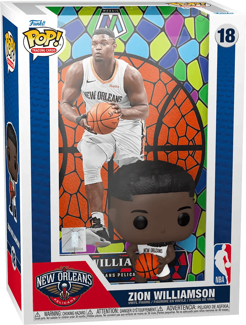 Funko NBA - Zion Williamson (Mosaic) Pop! Trading Card