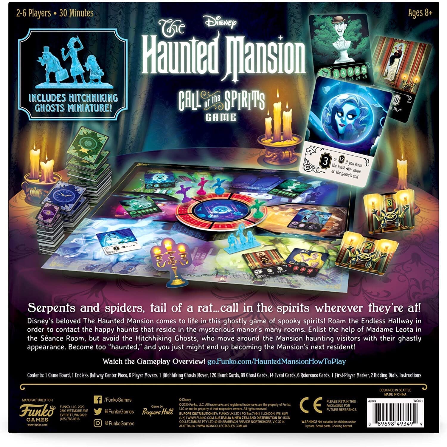 Funko Disney The Haunted Mansion Call of the Spirits Board Game