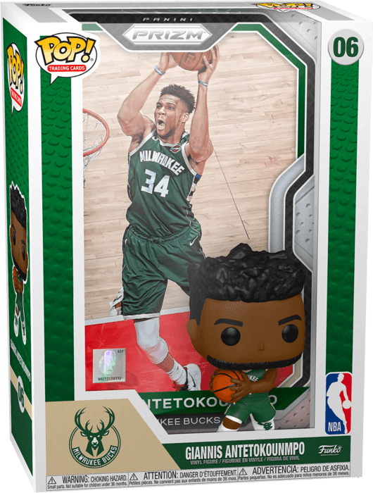 Funko NBA - Giannis Antetokounmpo Pop! Trading Card