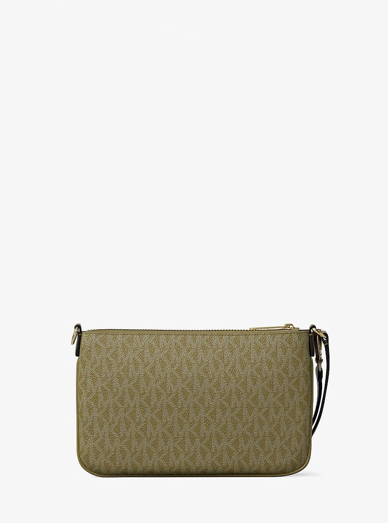 Jet Set Small Signature Logo Convertible Wristlet